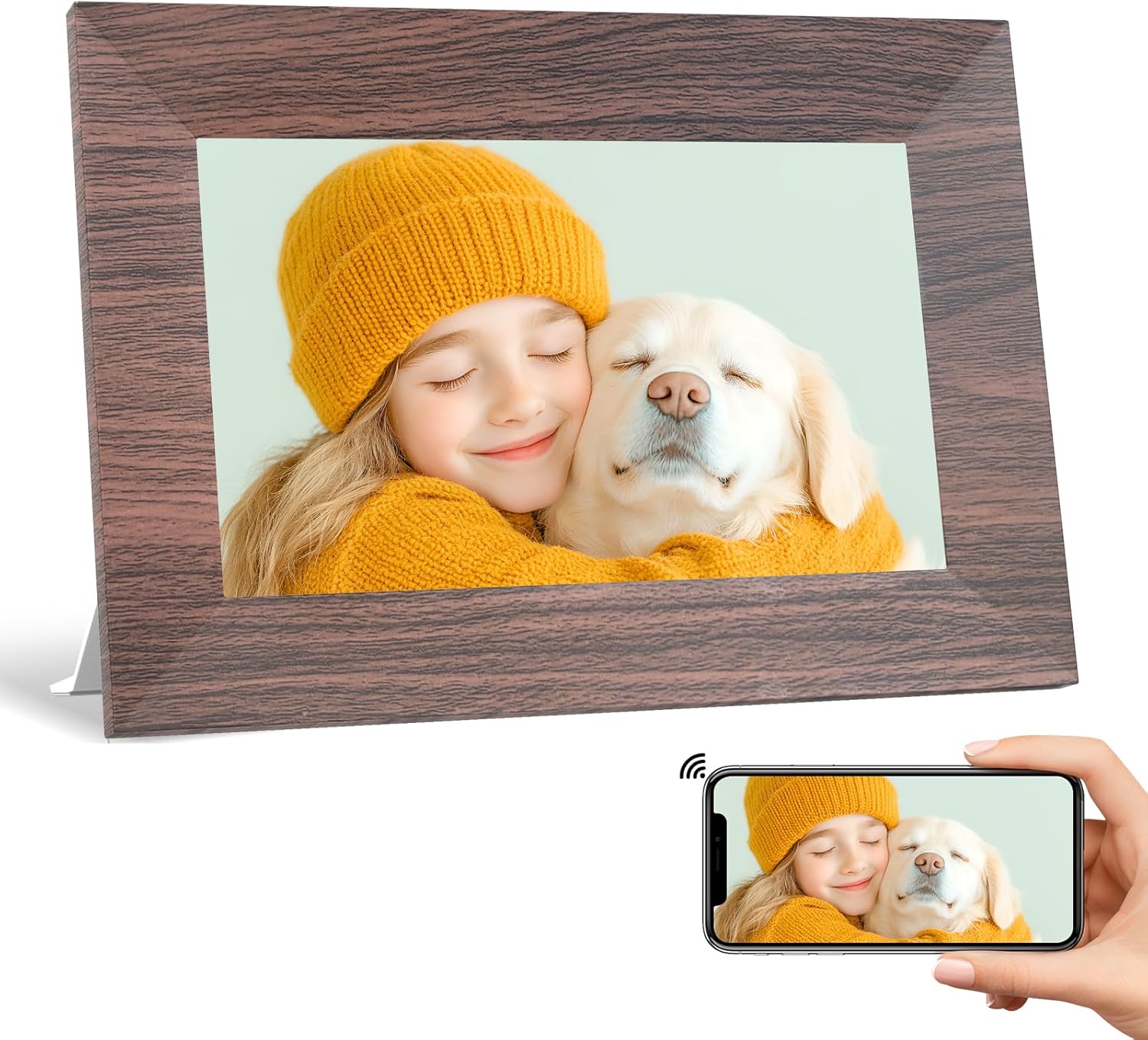 Bwjbsw Cornice Digitale WiFi 7 Pollici 32GB - immagine 1