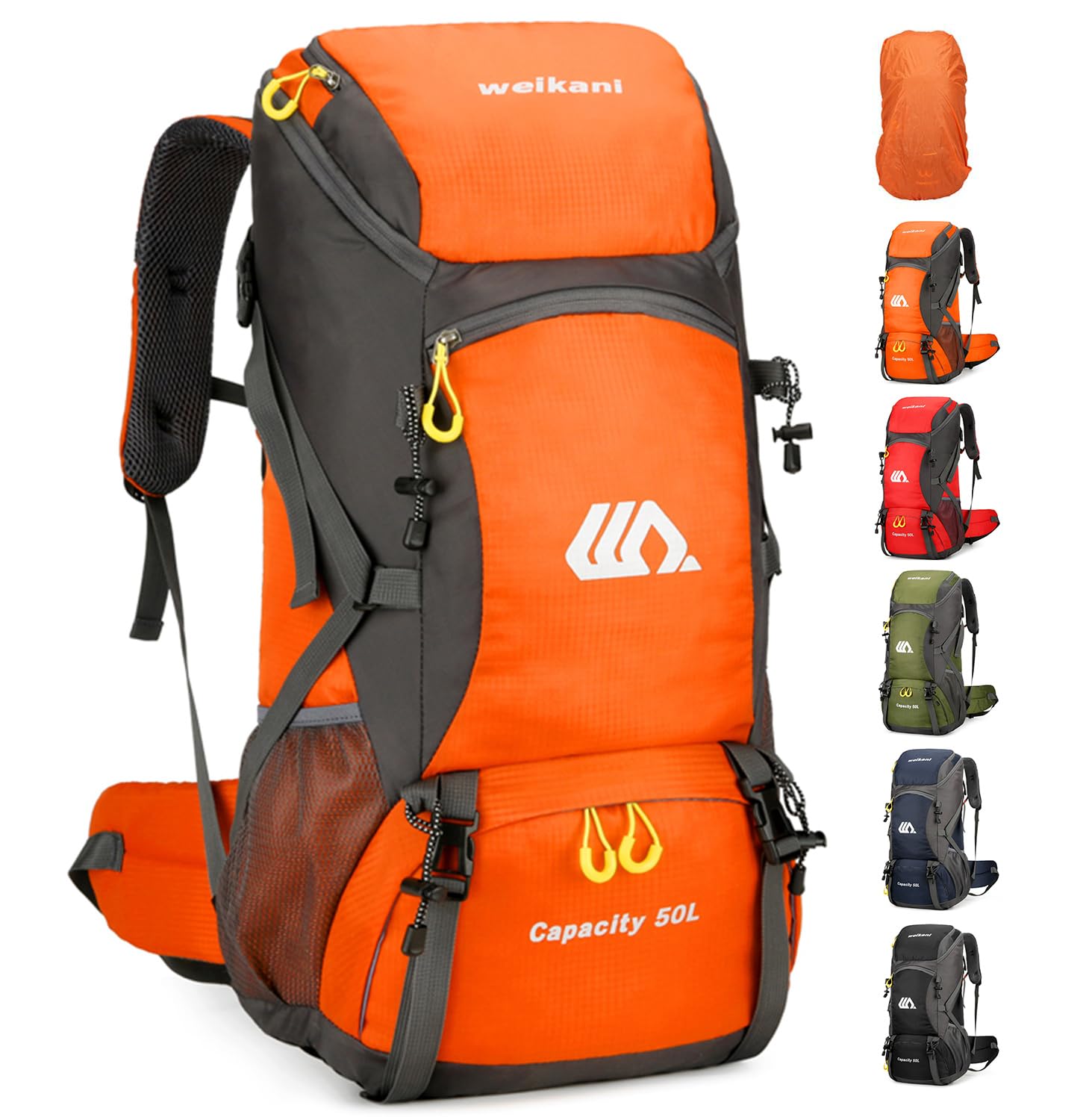 jianyana Zaino Trekking 50L Impermeabile