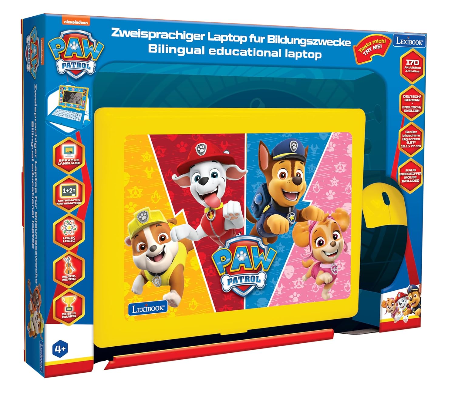 Lexibook Paw Patrol JC599PAi3 - Computer Portatile Bilingue - immagine 6
