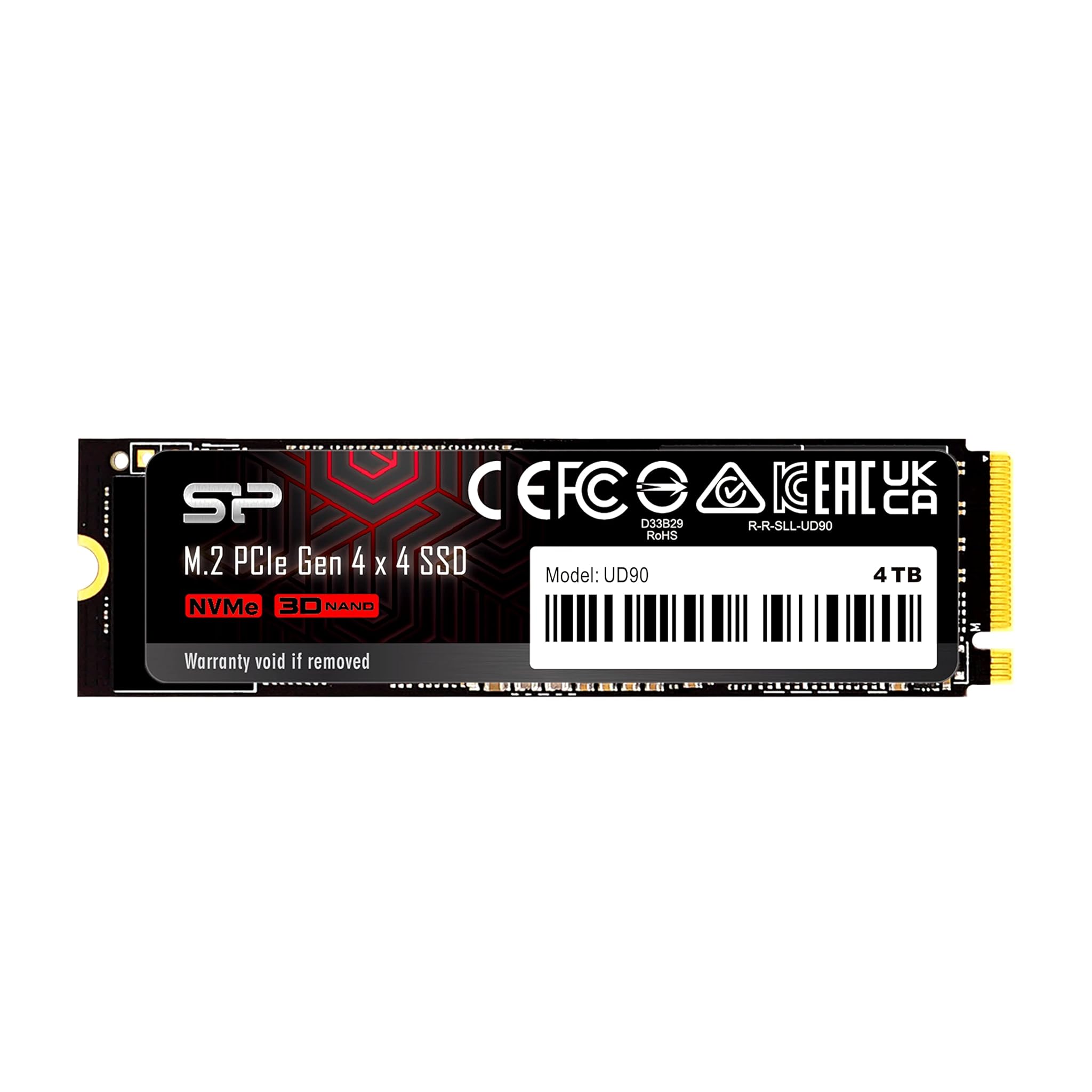 Silicon Power 4TB UD90 NVMe 4.0 Gen4 PCIe M.2 SSD