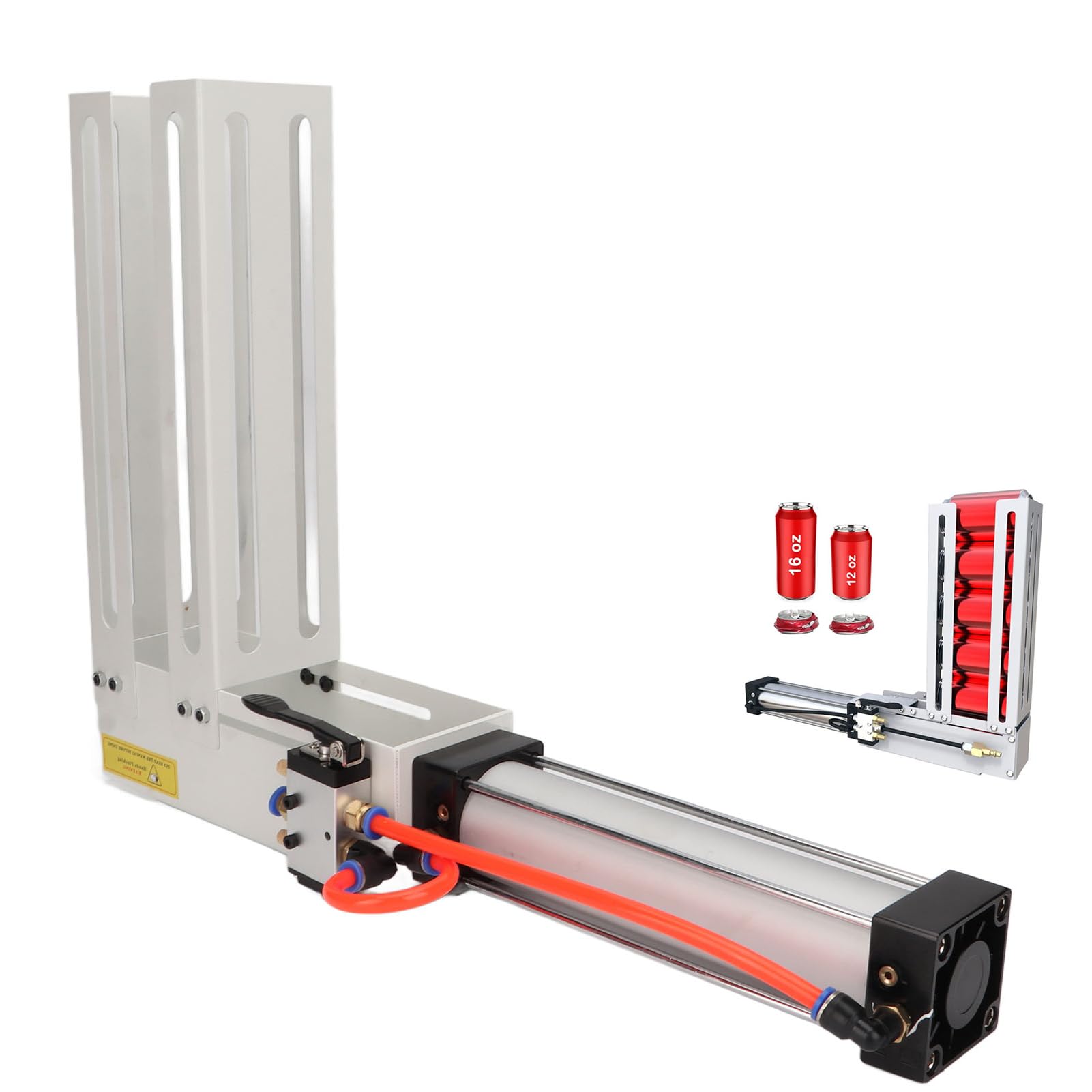 Frantoio per Lattine Pneumatico per Riciclaggio Metalli