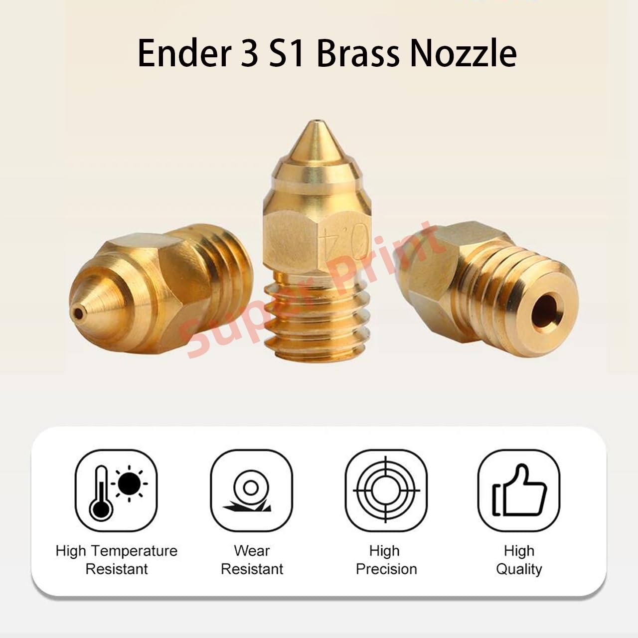 Super Print Upgrade Sprite Extruder/Pro Ender 3 s1 Heater Block Hotend ...