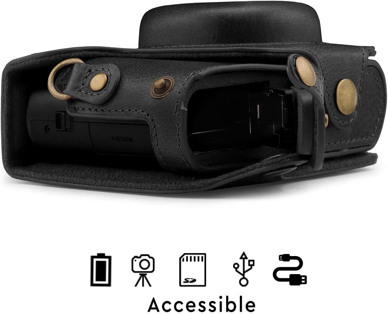 MegaGear Ever Ready - Custodia in Vera Pelle - immagine 4