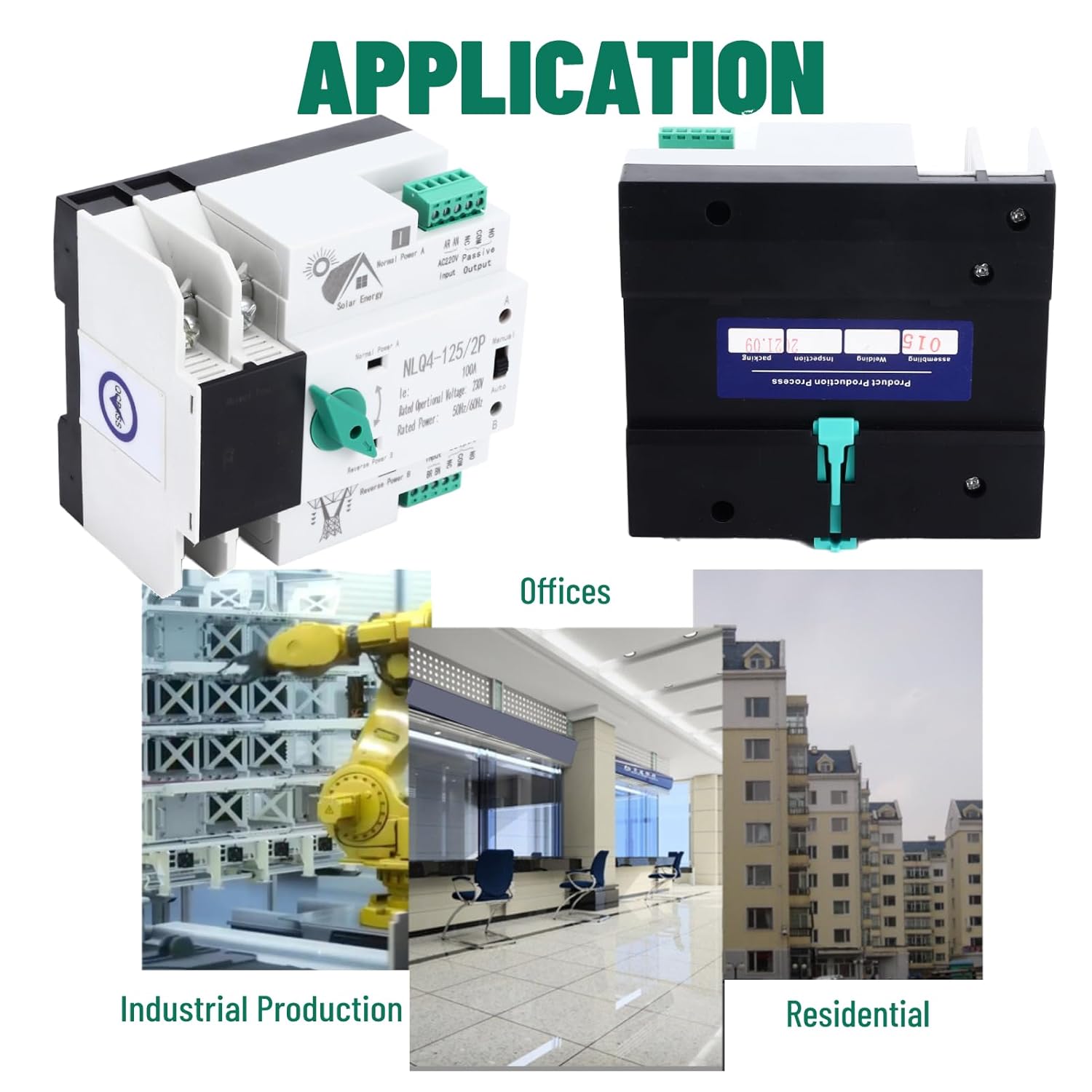 Interruttore di Trasferimento Automatico Doppio 2P 100A - immagine 4