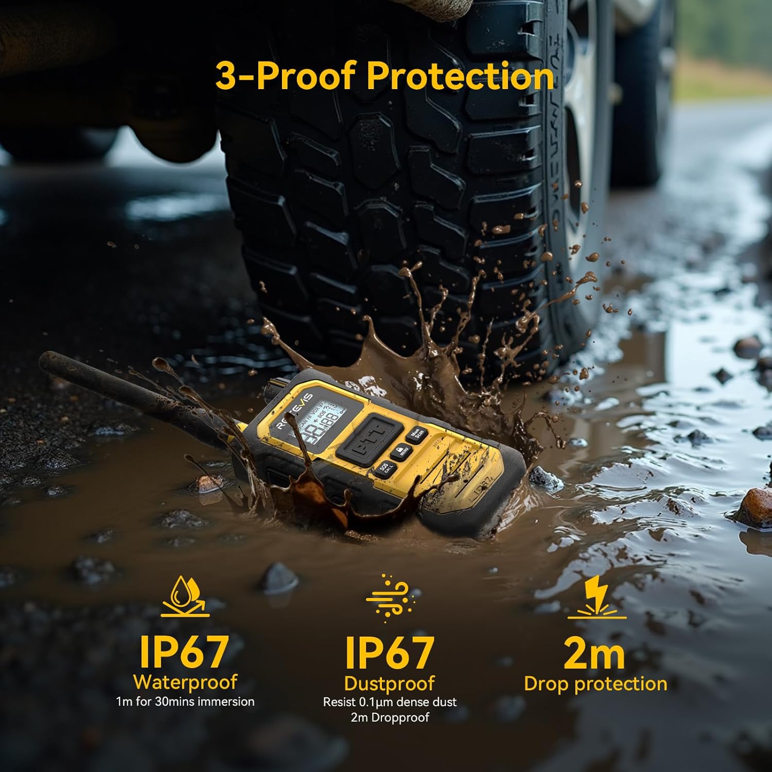 Retevis RB648 Pro Walkie Talkie IP67 (2 Pezzi) - immagine 5