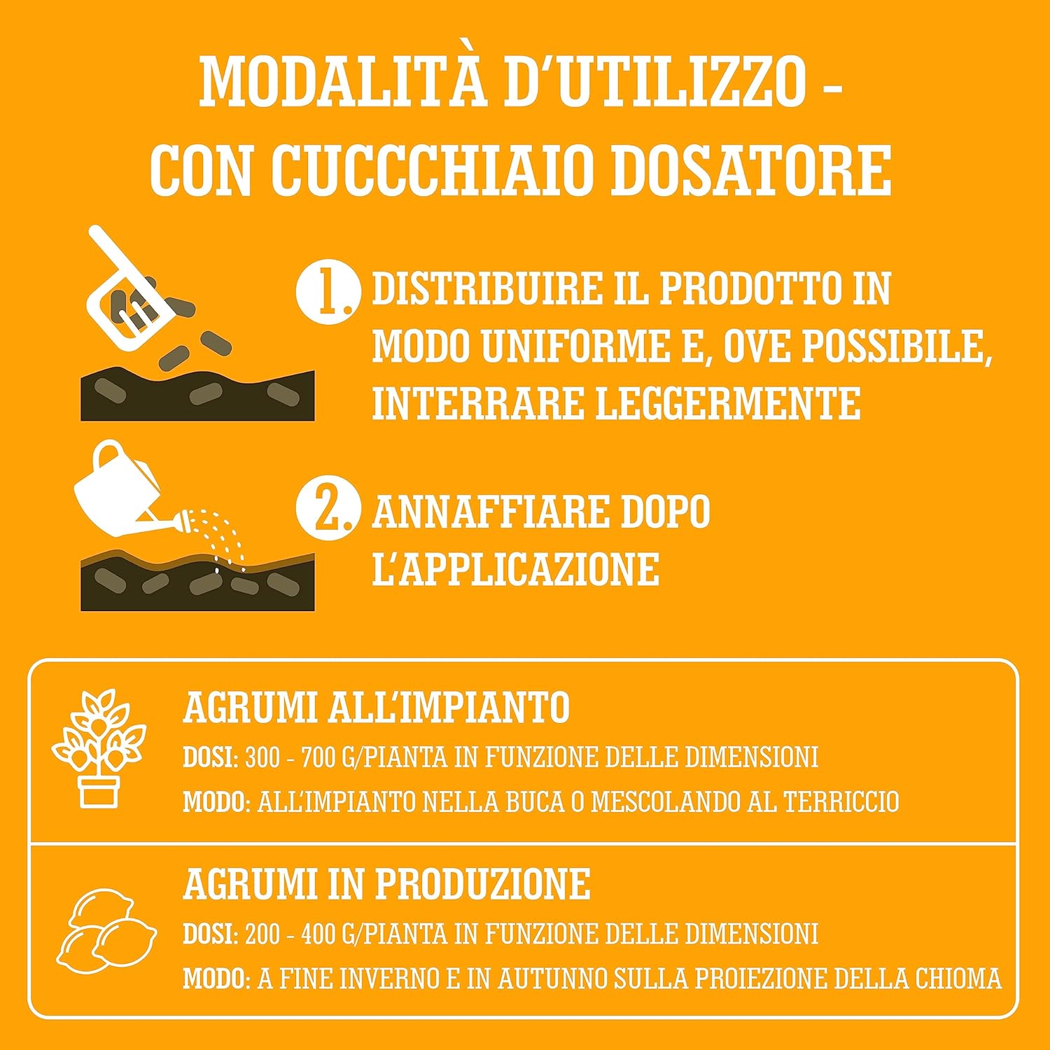 Lerava® Concime Organico per Agrumi 800g - immagine 6