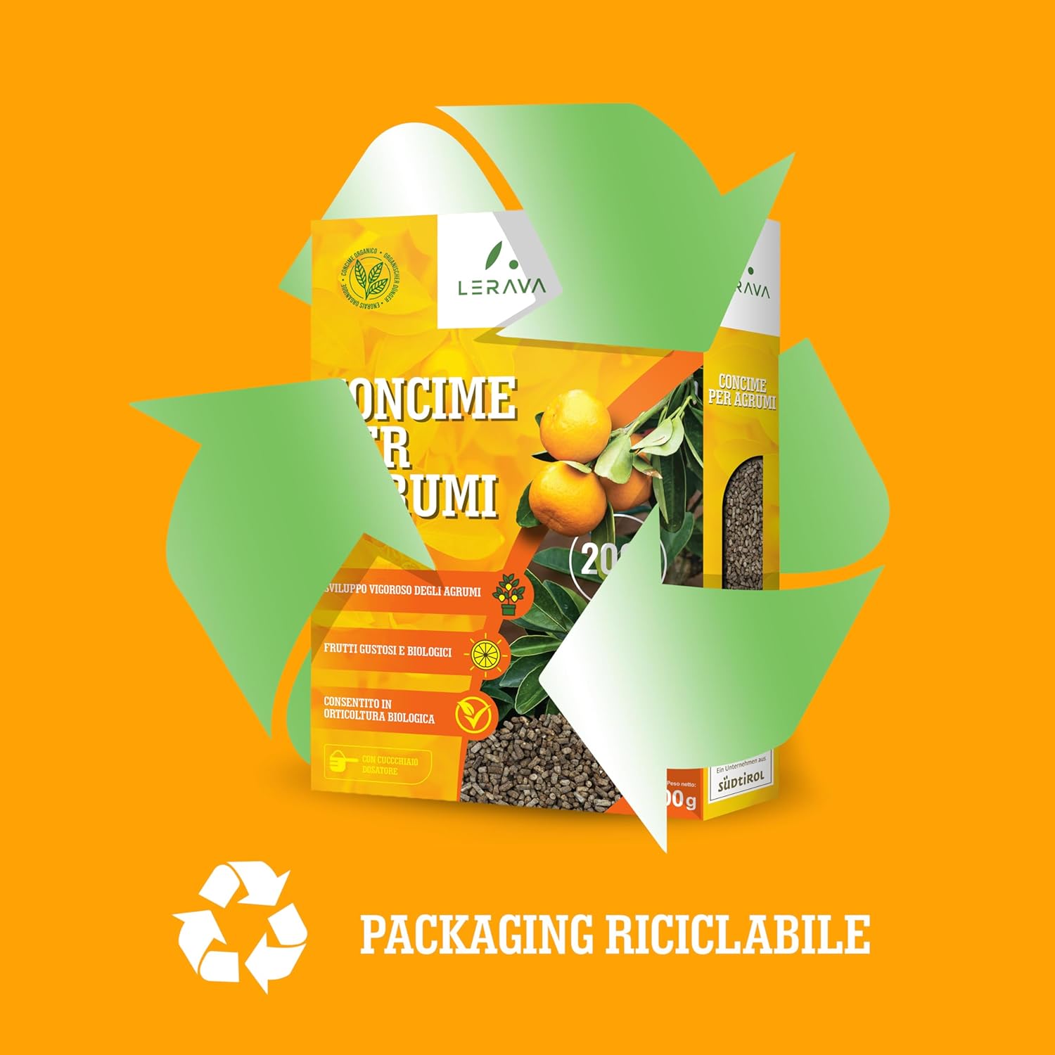 Lerava® Concime Organico per Agrumi 800g - immagine 7