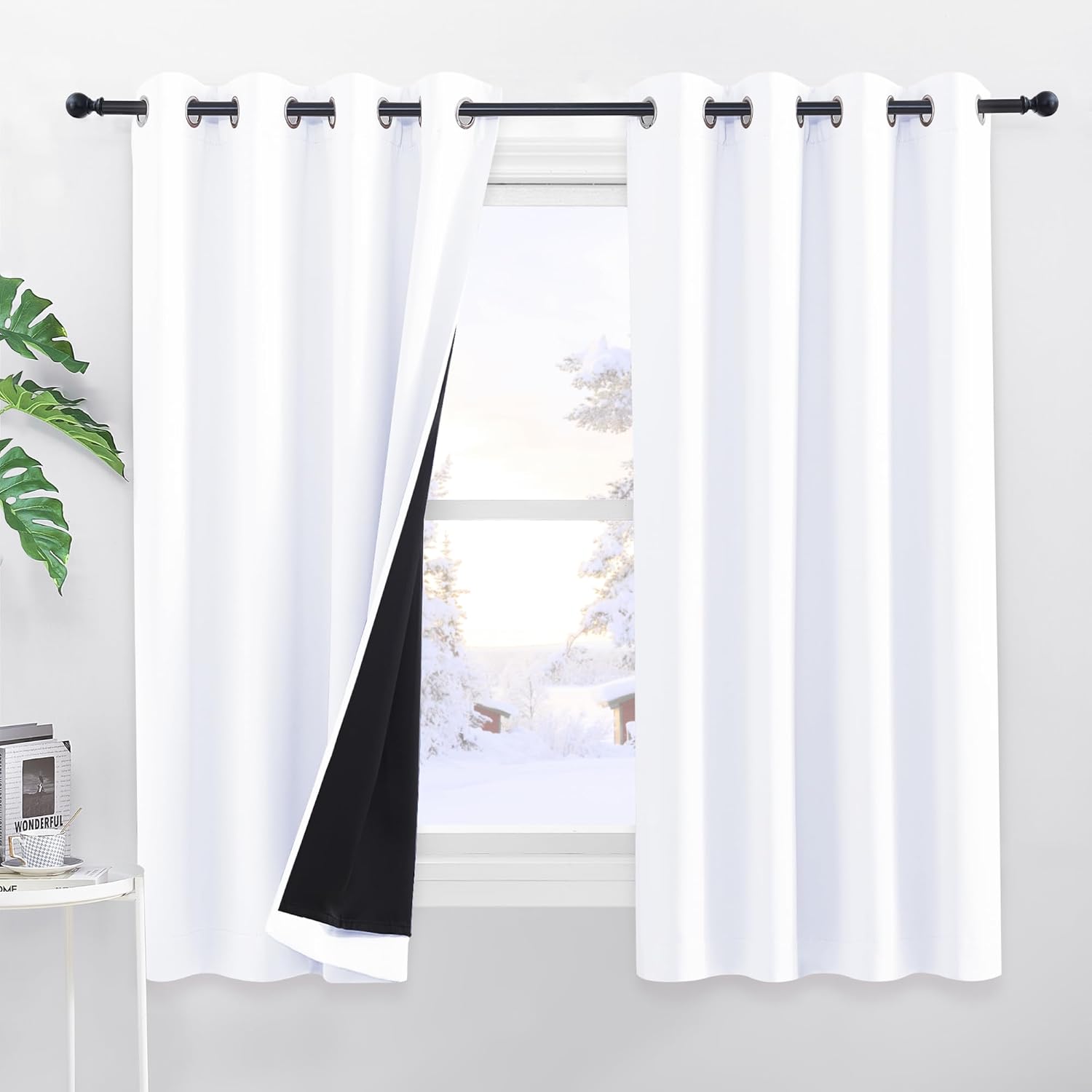 Pony Dance Tende Bianche Oscuranti 100% 140x145 CM - immagine 1