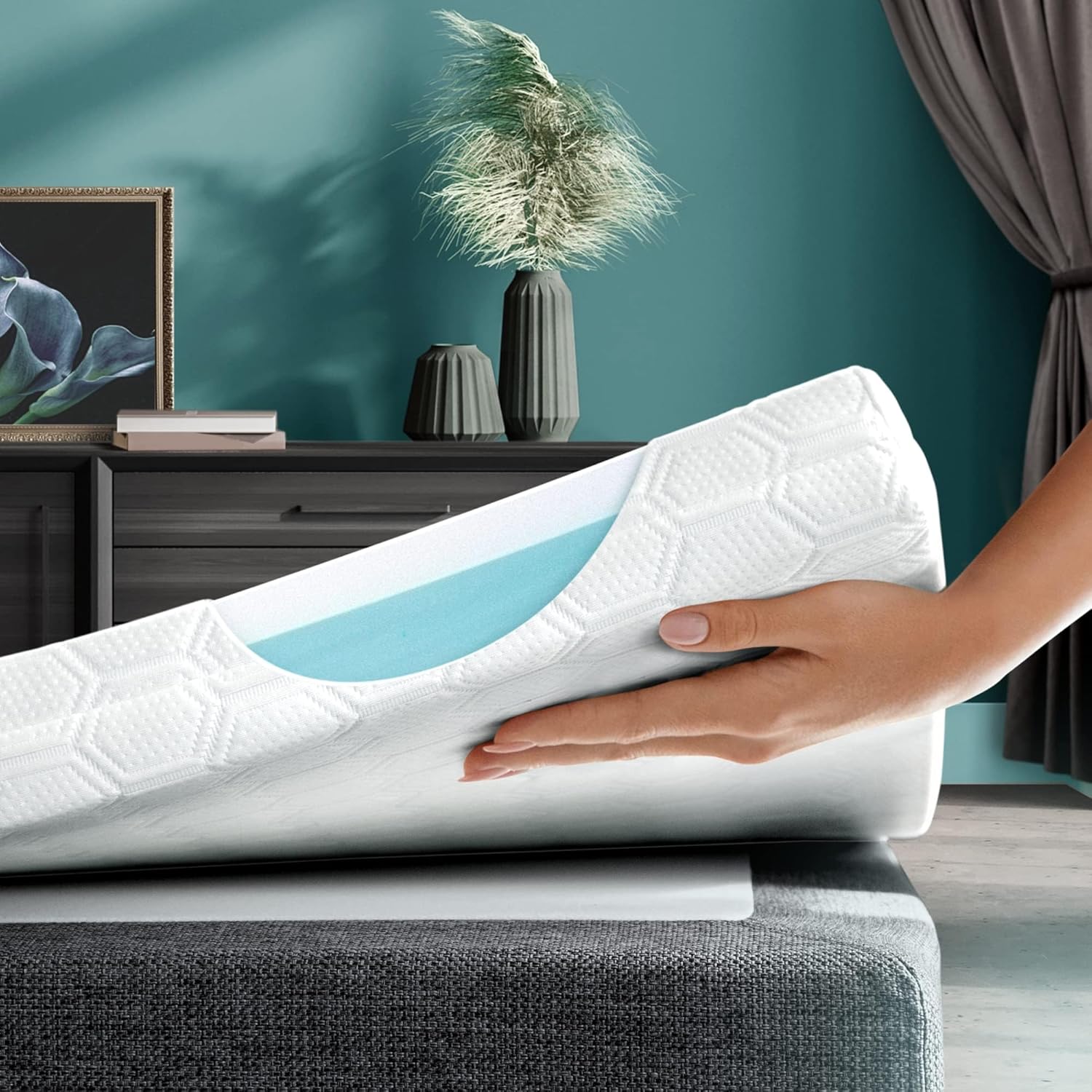 Topper Materasso Matrimoniale Memory Foam ViscoGel