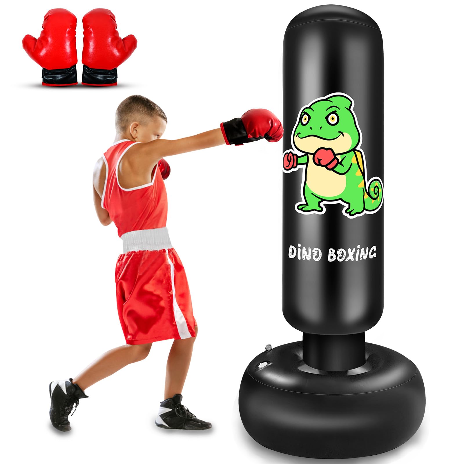 Sacco da Boxe per Bambini 165cm con Guantoni