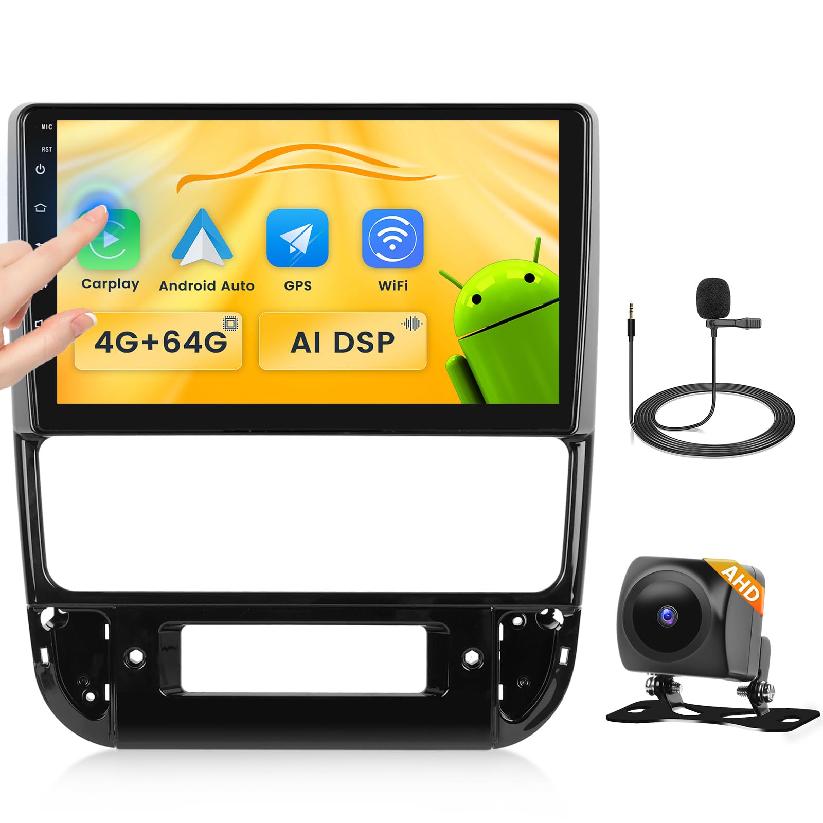 Fuluku Autoradio Android per Peugeot 406 1999-2004, 9''