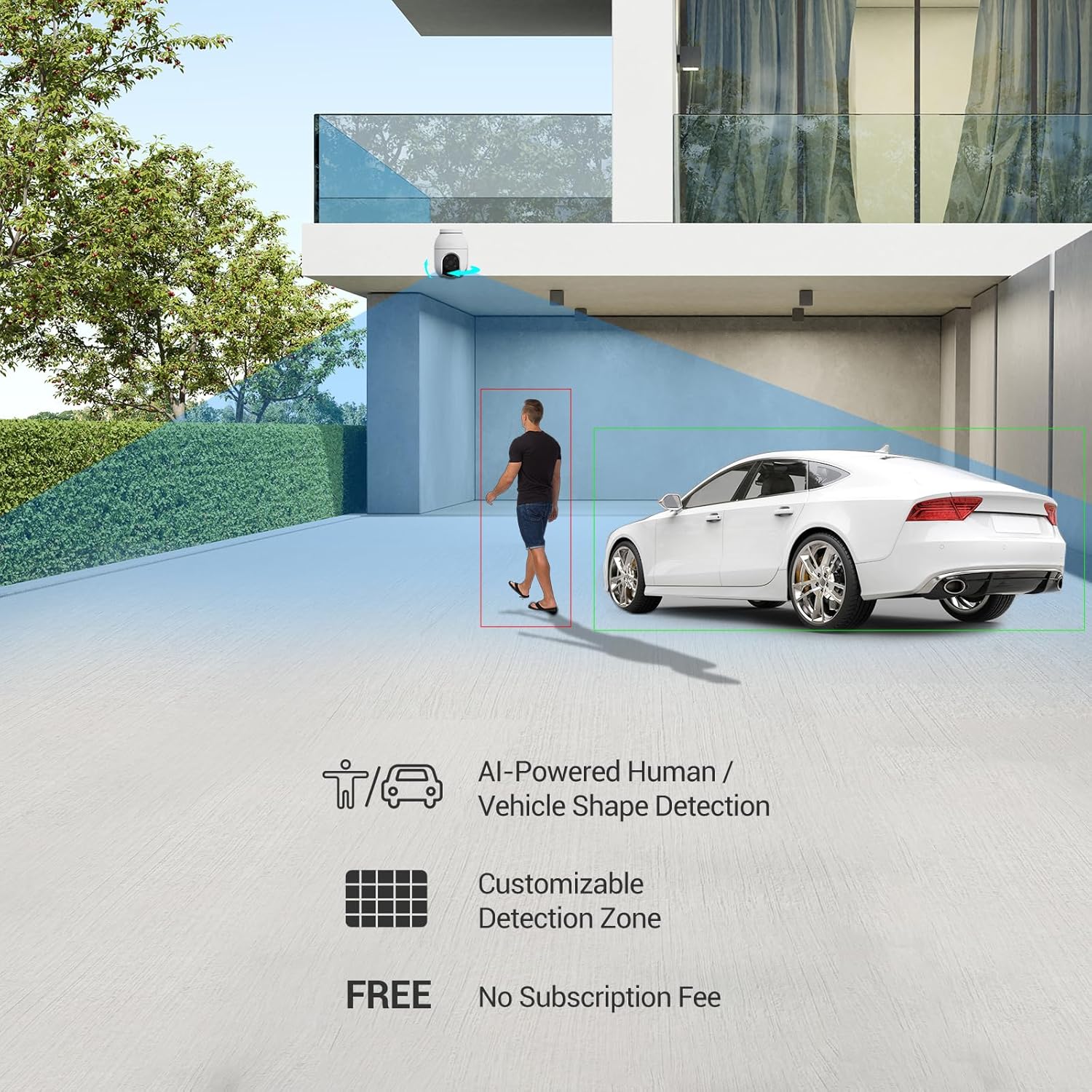 Ezviz Telecamera Wi-Fi Esterno 2K+ Motorizzata - immagine 4