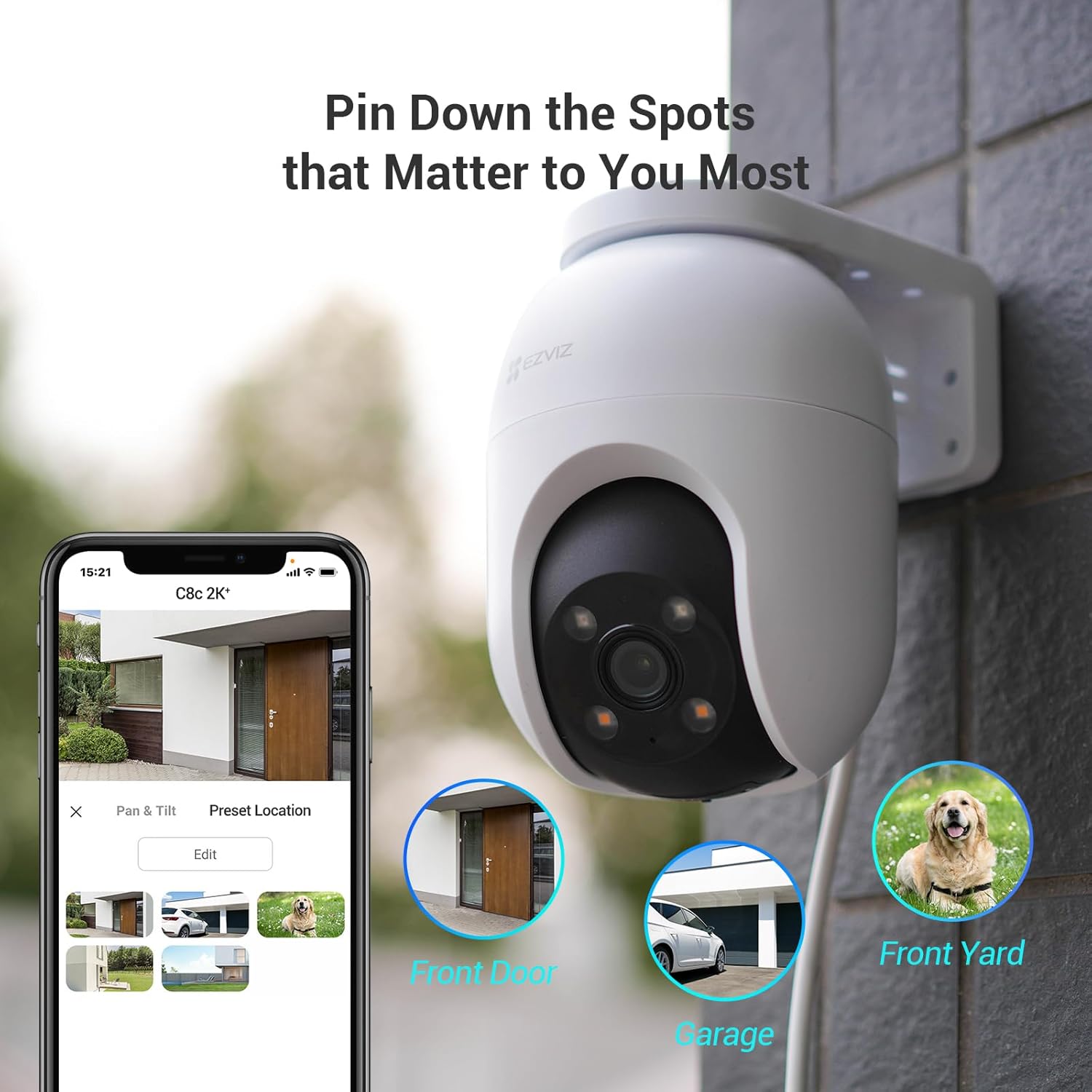 Ezviz Telecamera Wi-Fi Esterno 2K+ Motorizzata - immagine 6