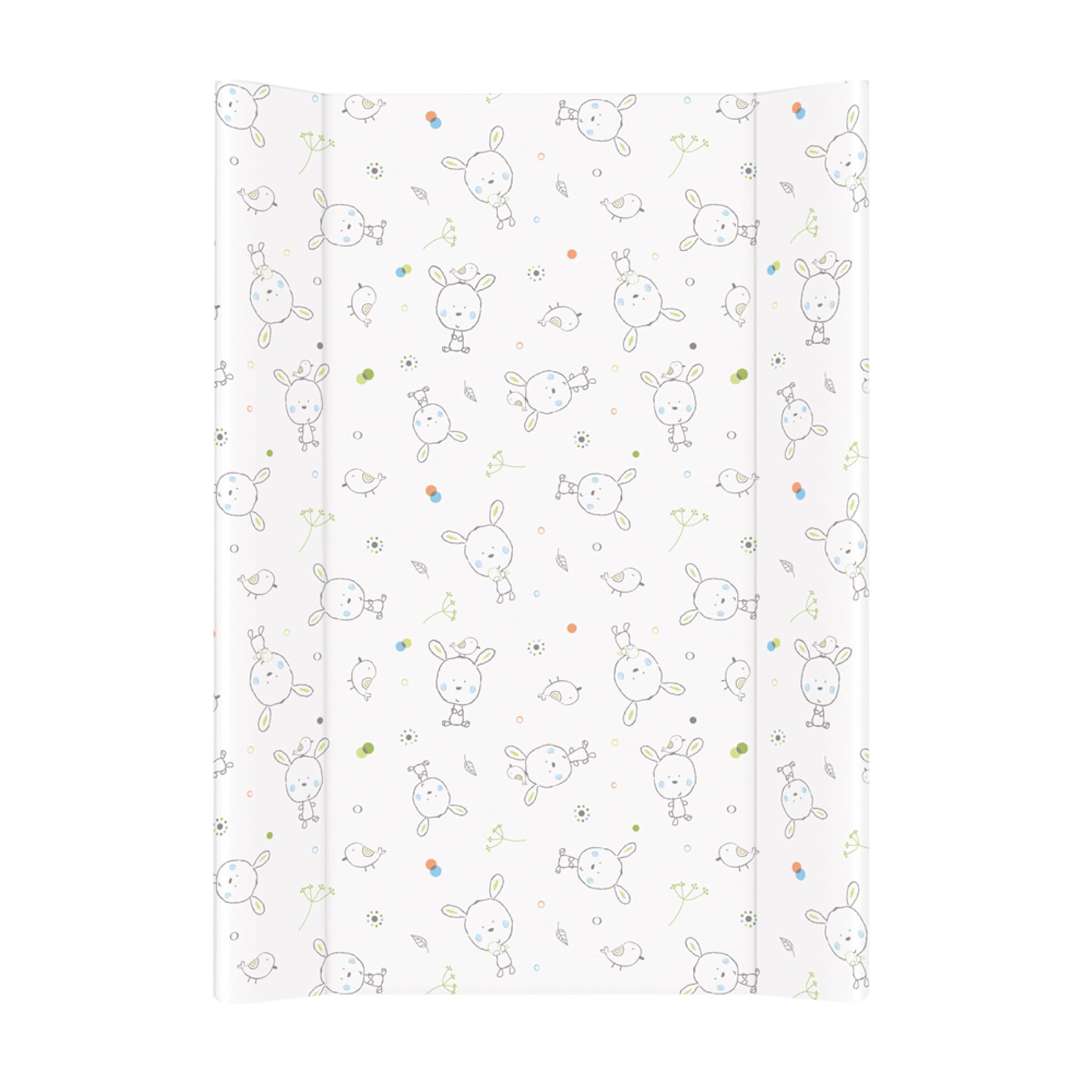 Tappetino fasciatoio con base morbida, con bordi rialzati, 48 x 70 cm, colore: Marrone