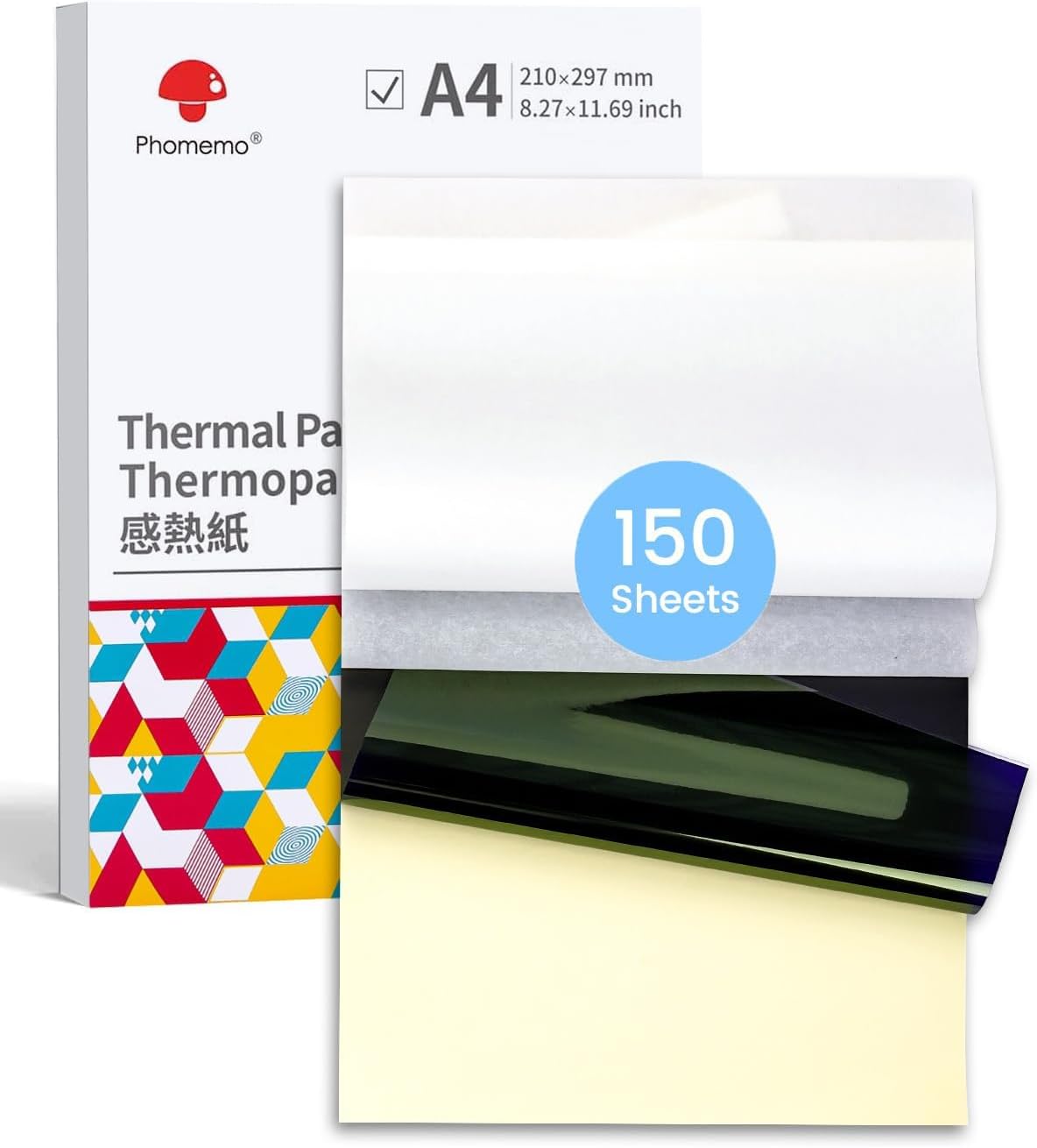 Phomemo M08F Carta a Trasferimento Termico per Tatuaggi - immagine 1