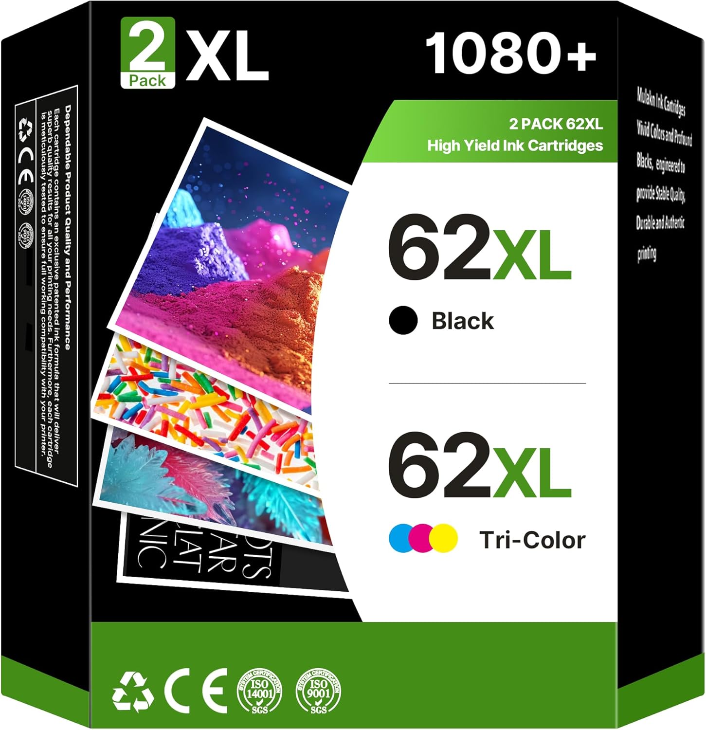 Cartucce d'inchiostro 62 XL Nero e Colore (2-Pack) - immagine 1