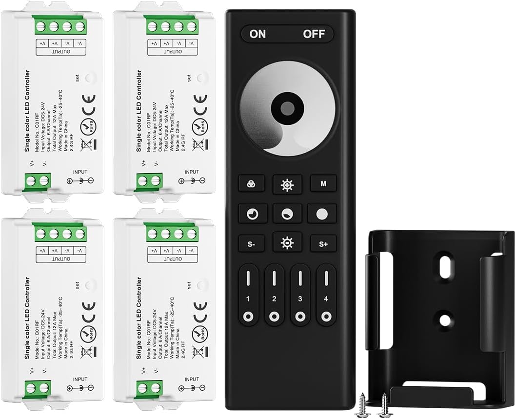 Btf-lighting 5050SMD FCOB Dimmerabile Telecomando RF Kit - immagine 1