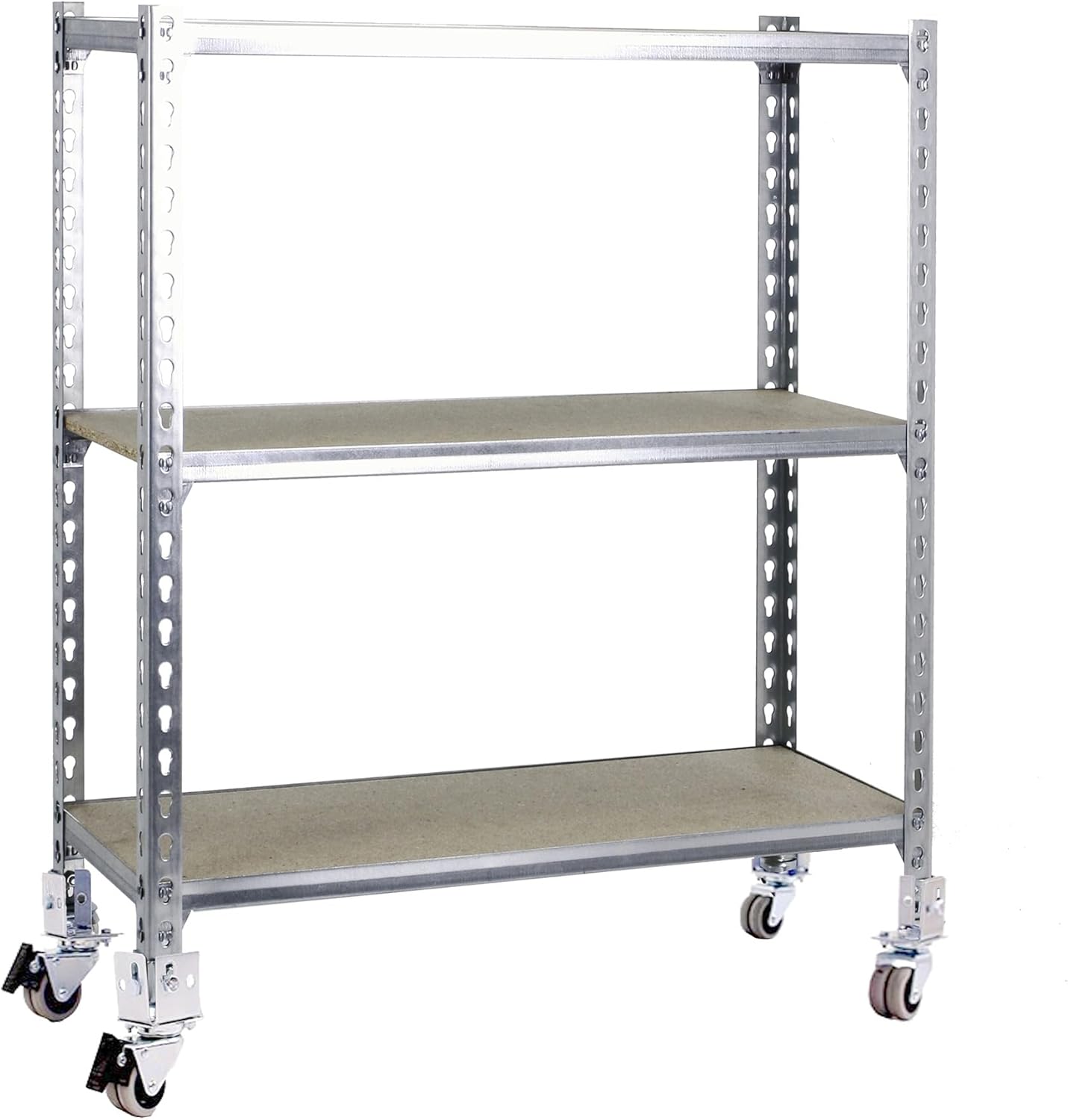 Simon Rack Scaffale Metallo Garage 3 Ripiani Zincato