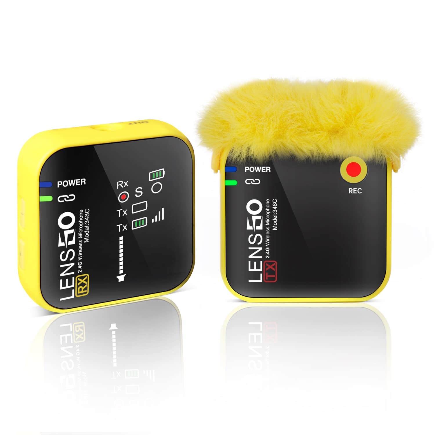 Lensgo 348C - Microfono Lavalier Wireless 2.4G