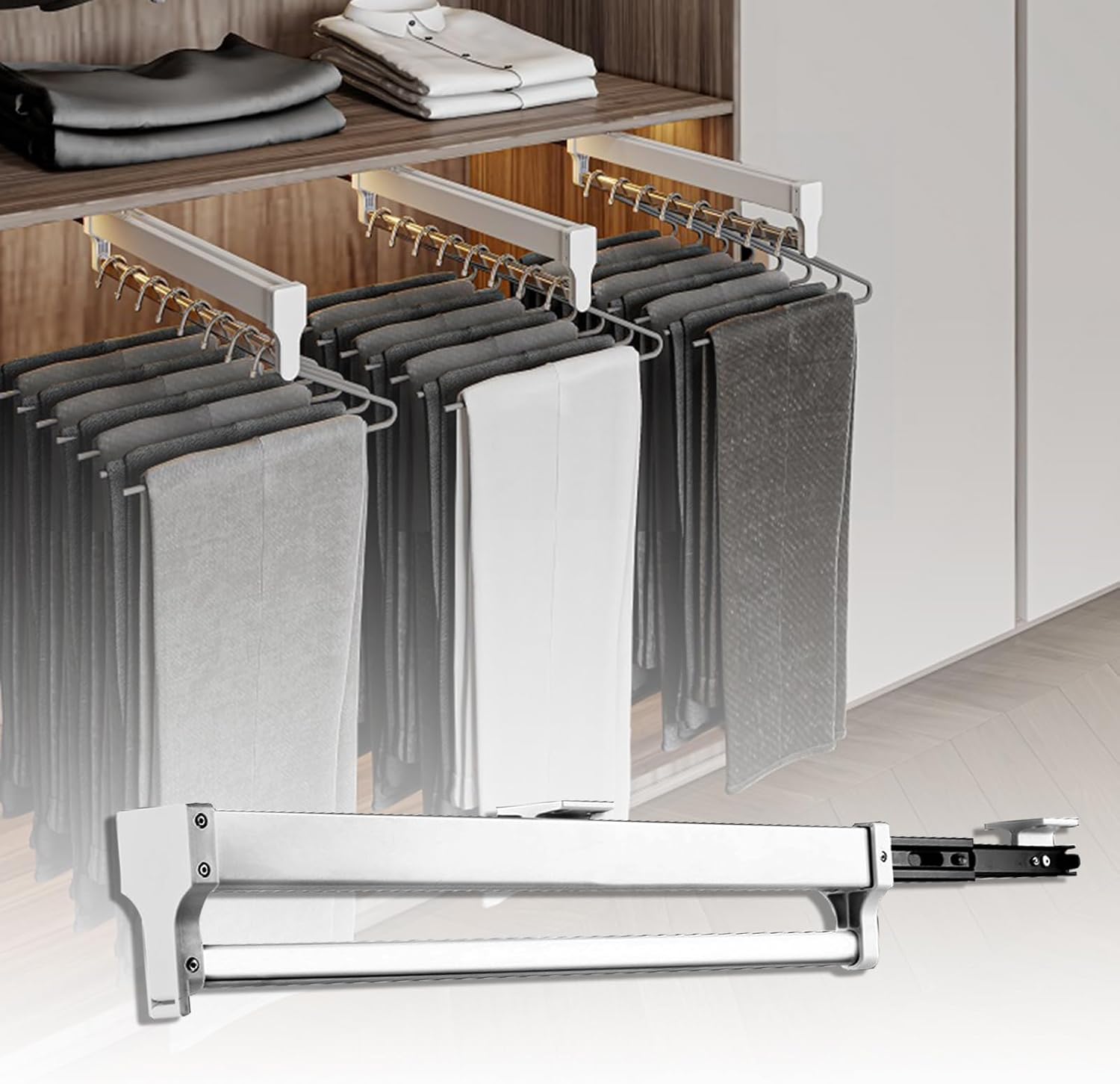 Kstore Pendiabiti Estraibile per Armadio 30-80 cm