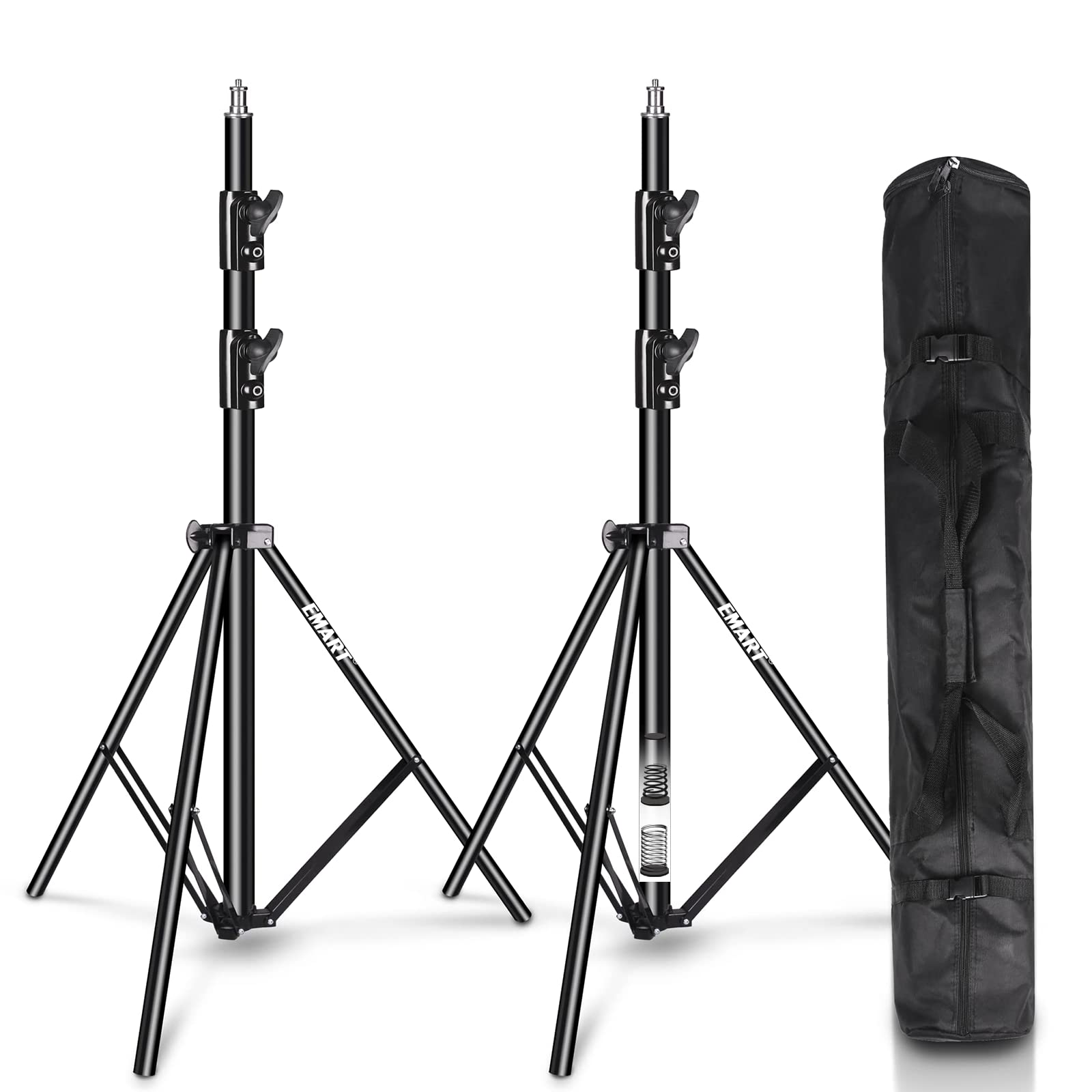 Emart Heavy Duty Light Stand 2,6m per Fotografia (2 pezzi)