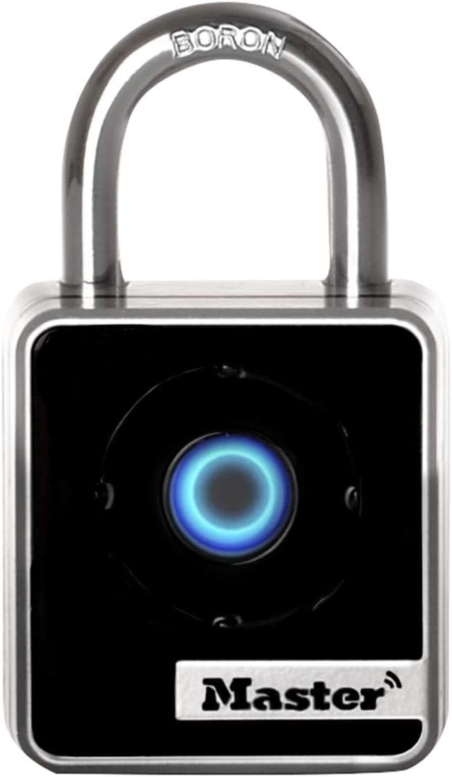 Master Lock 4400EUREC Bluetooth Smart Lucchetto per uso professionale e privato, per interni, accesso Bluetooth con smartphone