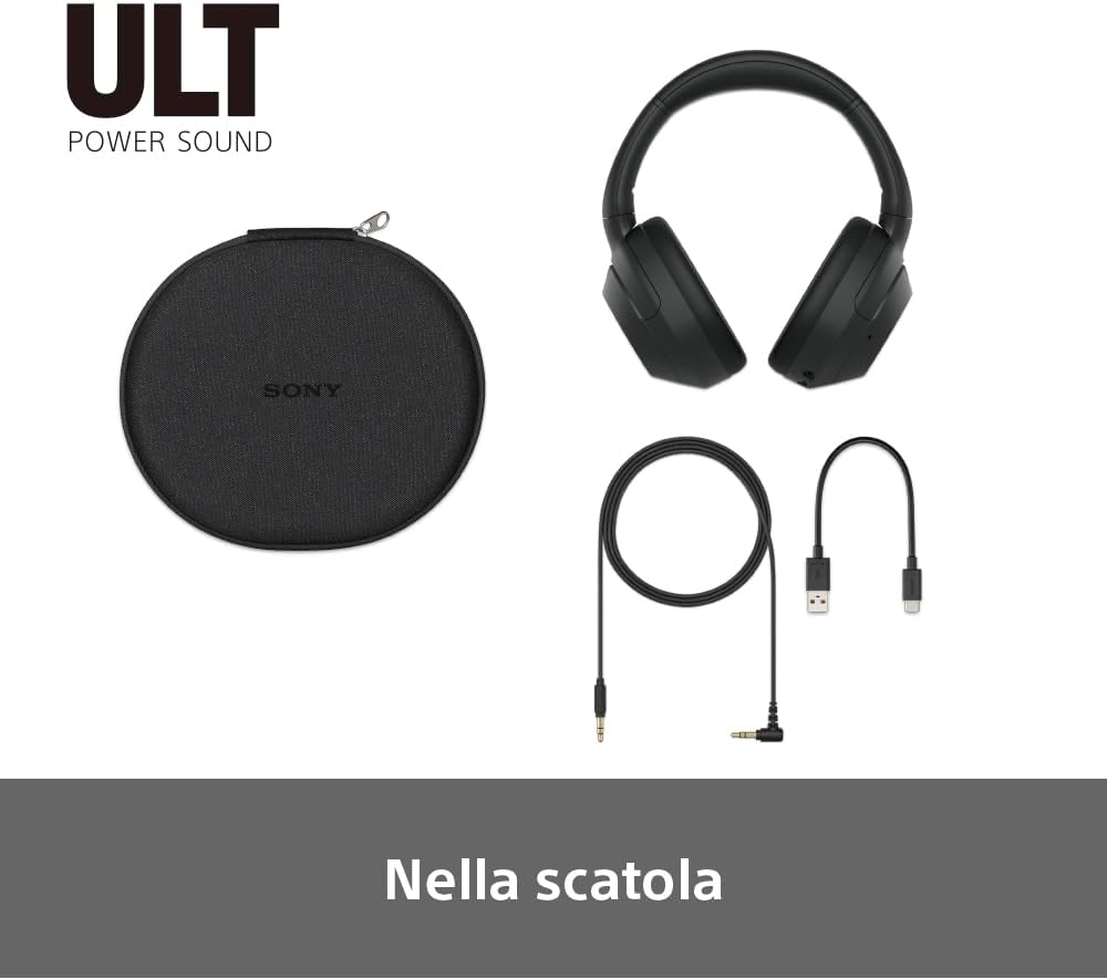 Sony ULT WEAR - Cuffie Wireless Noise Cancelling, Nero - immagine 10