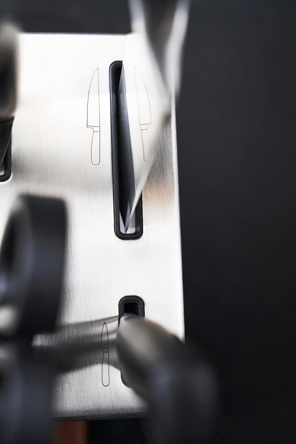 Zwilling Gourmet Set Coltelli con Ceppo Auto Affilante, 7 Pezzi, Bianco - immagine 5