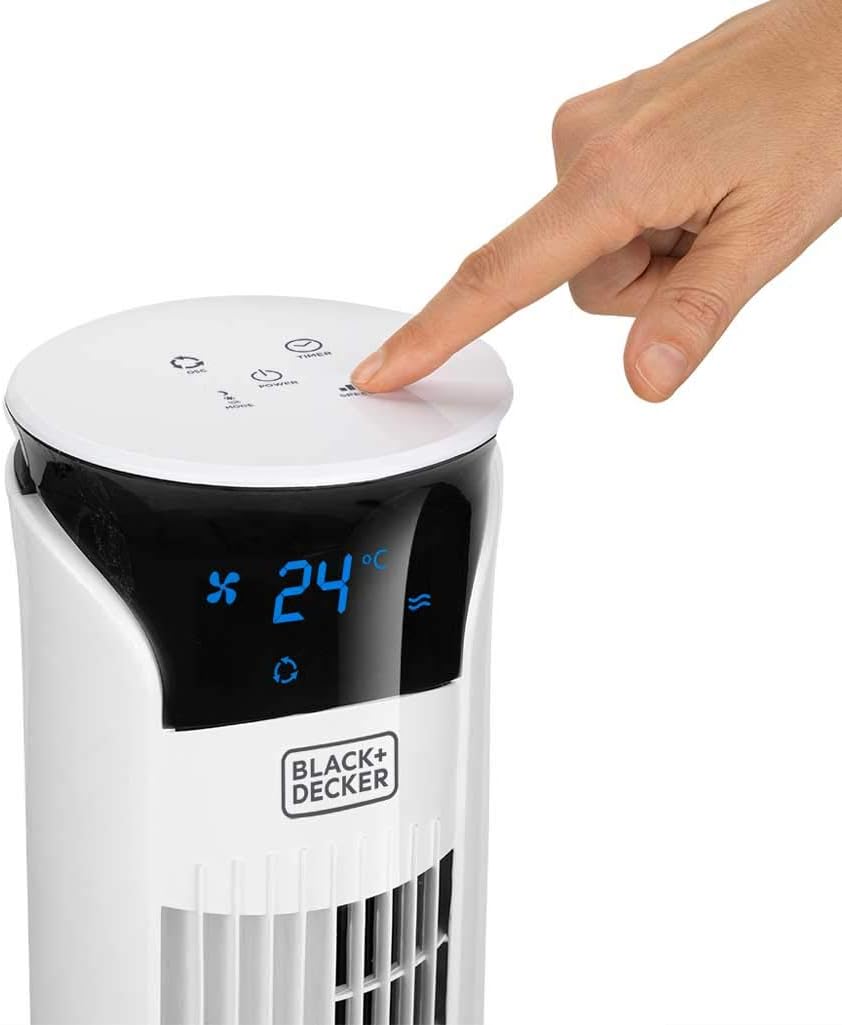 Black+decker BXEFT48E - Ventilatore a Torre Digitale 81cm - immagine 3