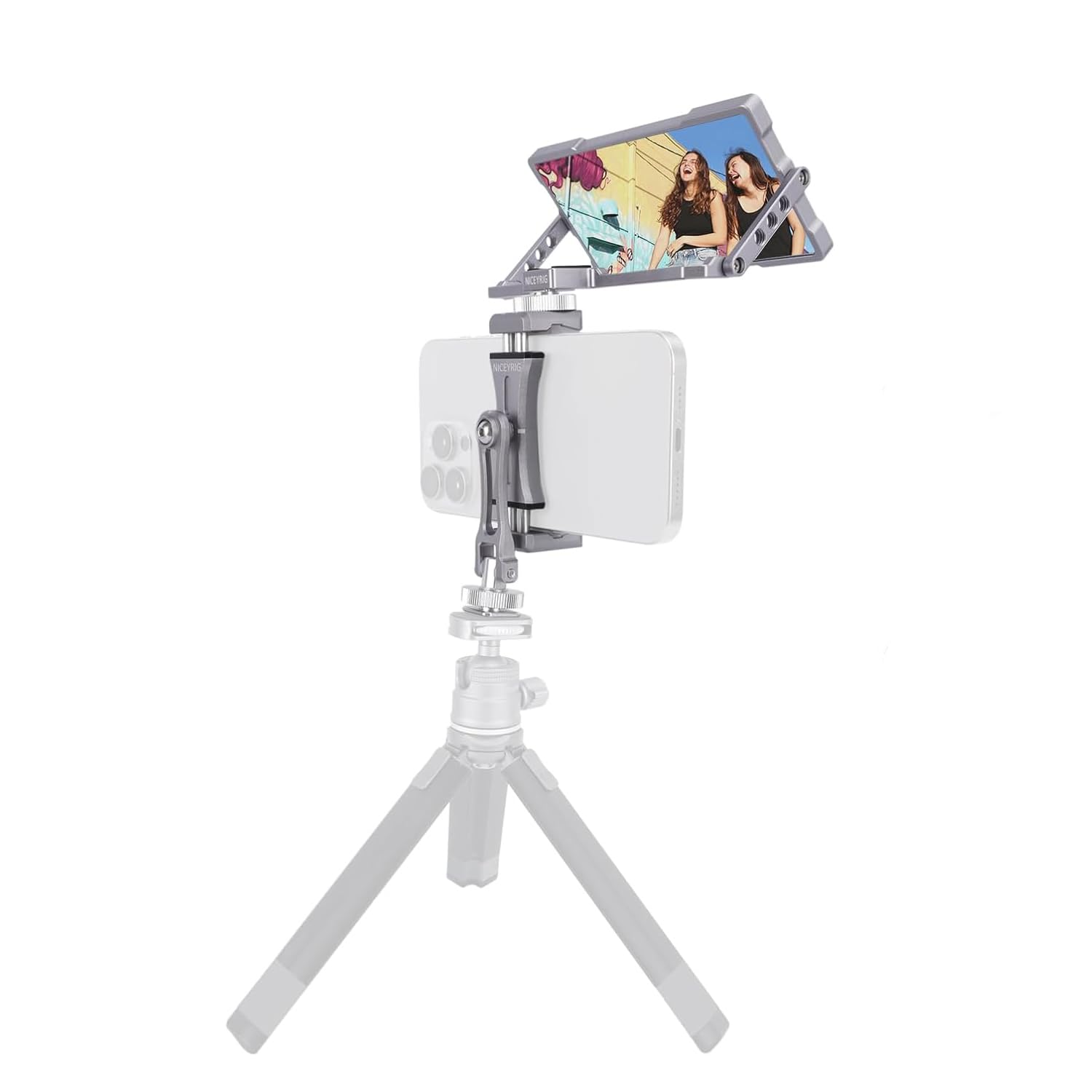 Niceyrig Smartphone Vlog Selfie Mirror Kit con Treppiede