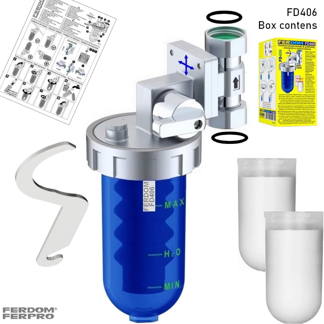 FERDOM FD406 Dosatore Polifosfati Anticalcare e Anticorrosione - immagine 4
