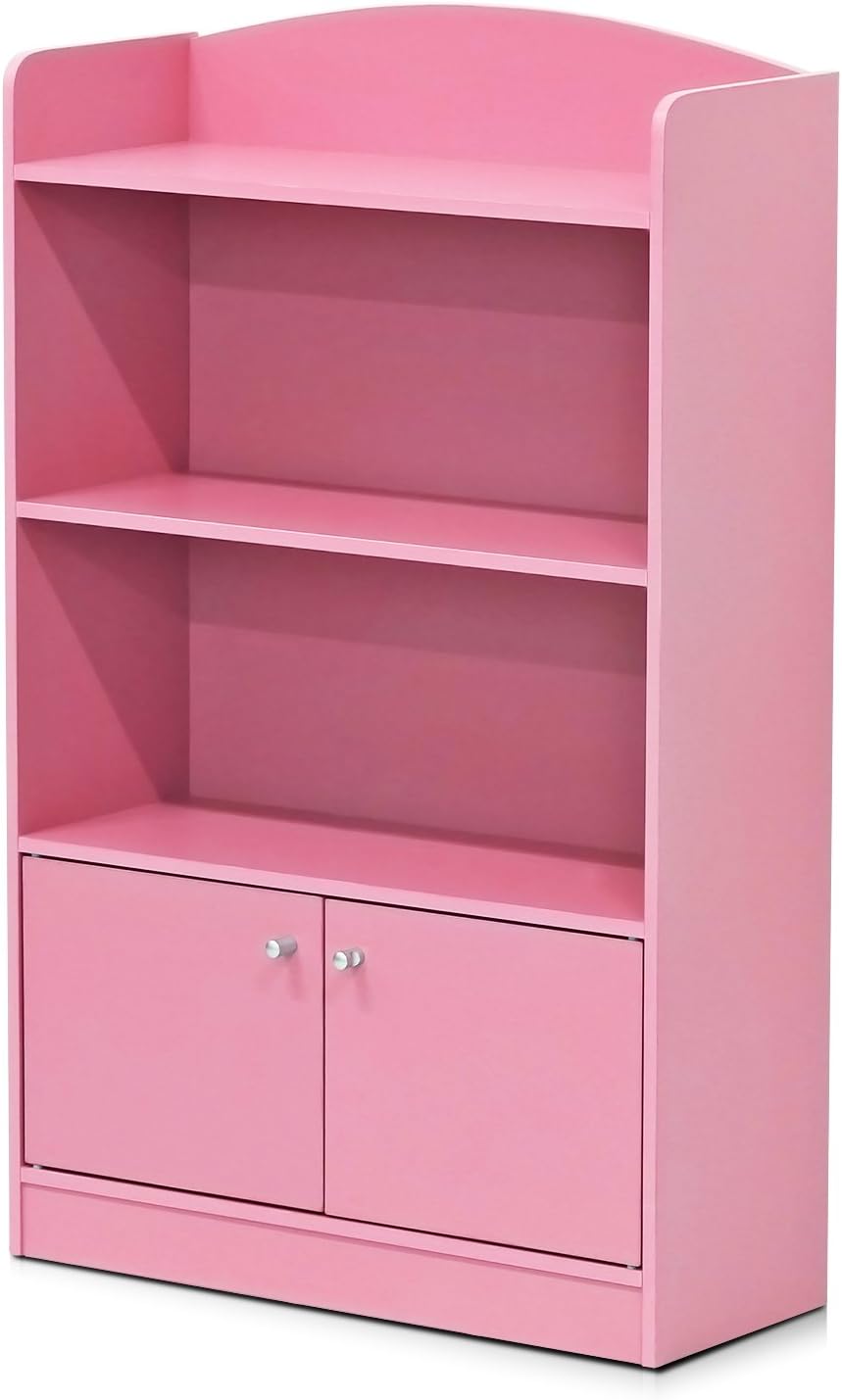 Furinno Stylish KidKanac Librerie, Legno, Pink - immagine 1