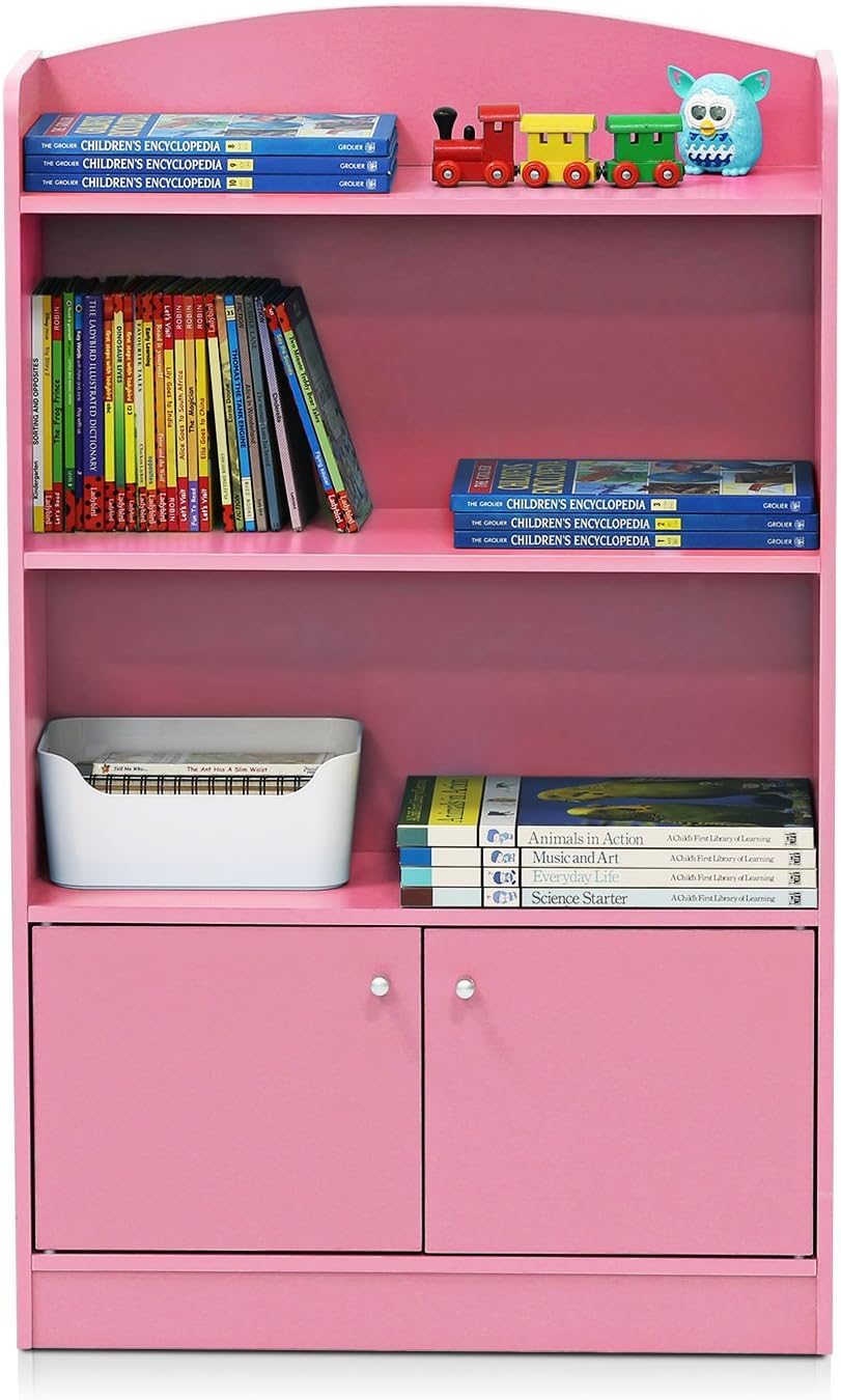Furinno Stylish KidKanac Librerie, Legno, Pink - immagine 5