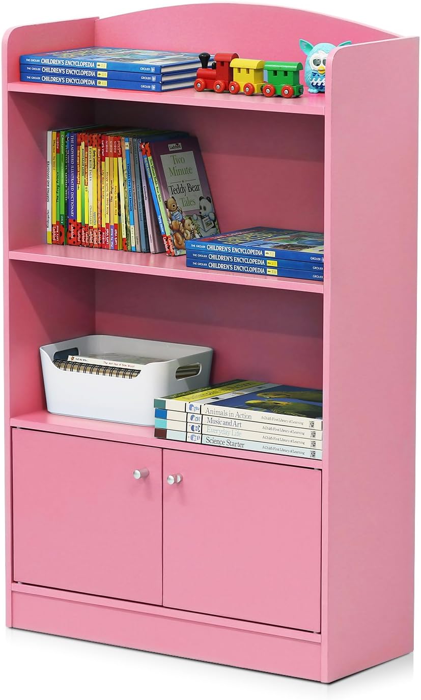 Furinno Stylish KidKanac Librerie, Legno, Pink - immagine 6