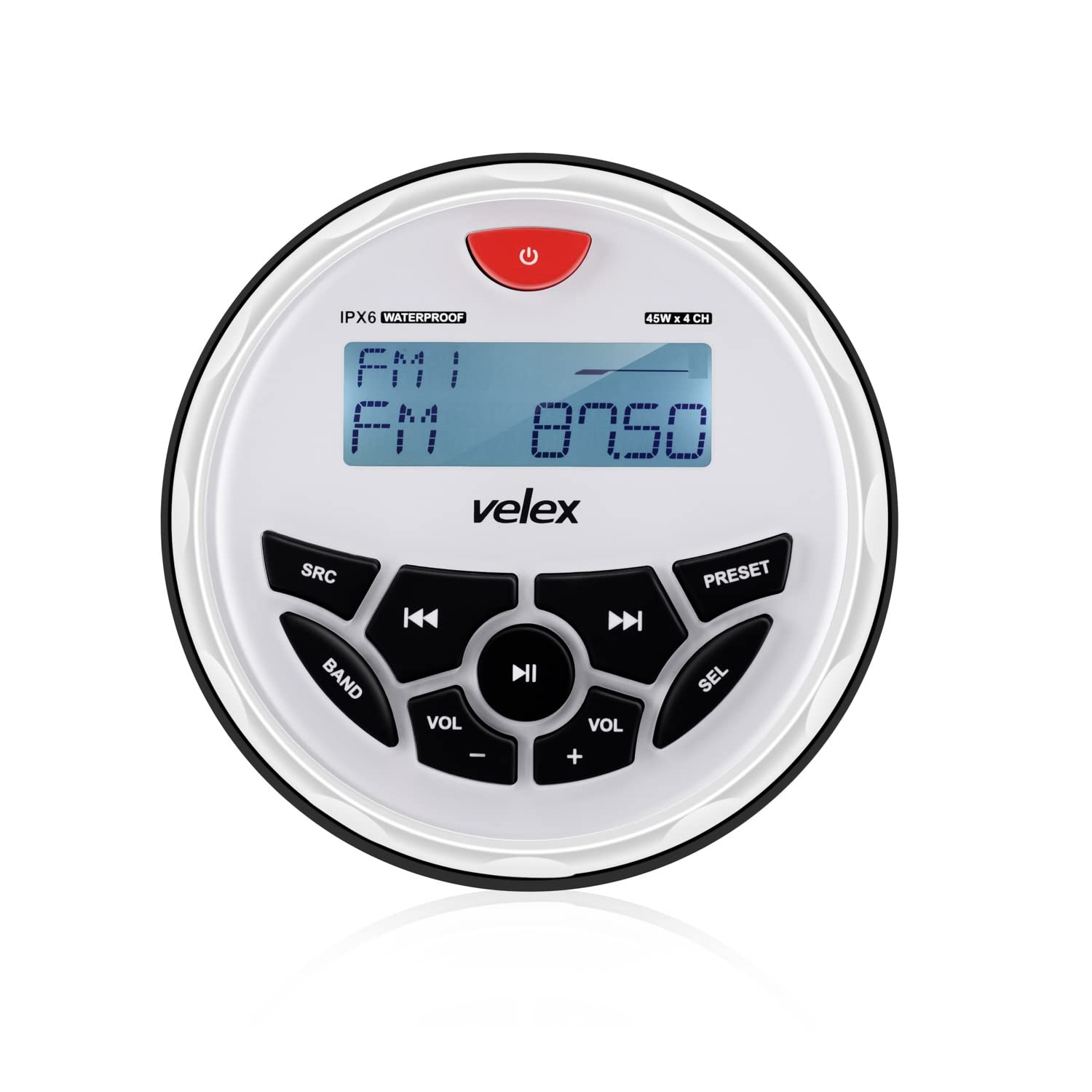 Sintonizzatore AM/FM Stereo Marino Impermeabile 4x45W