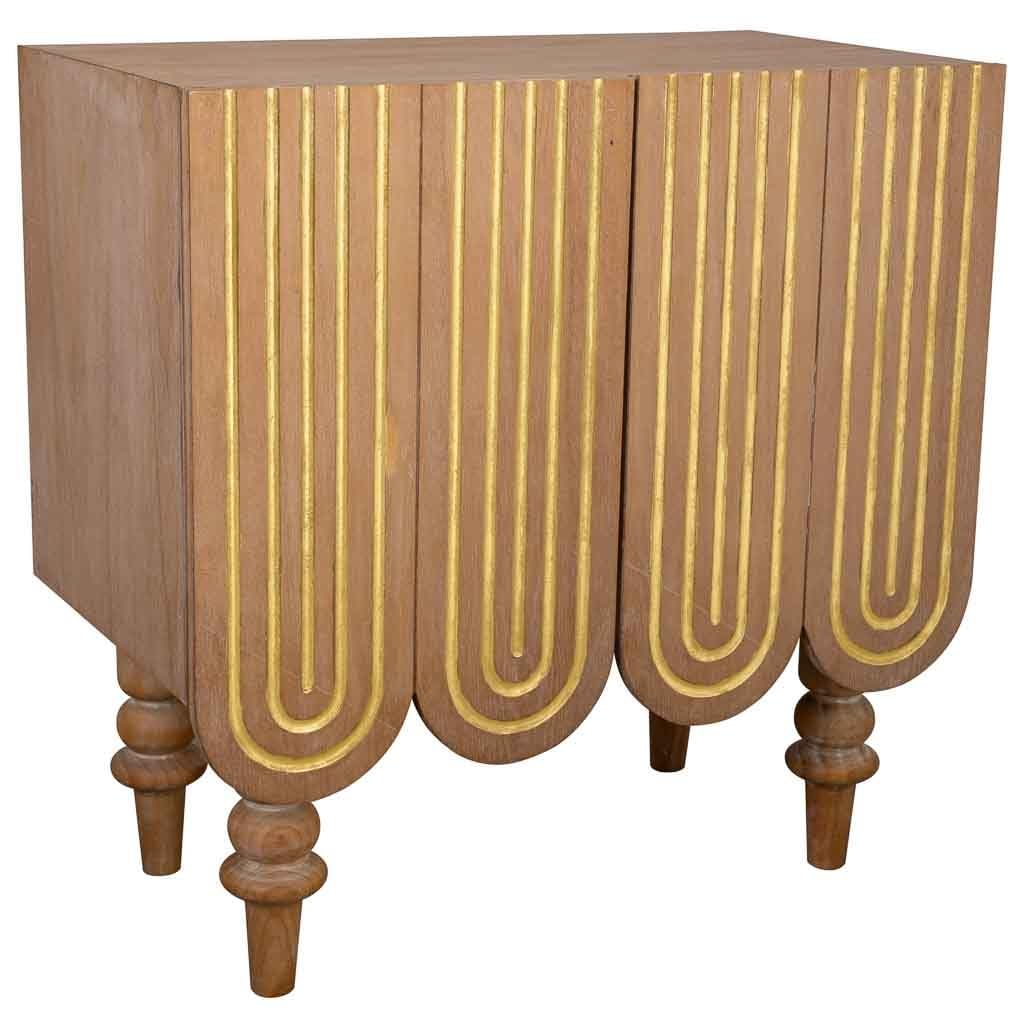 Aparador de madera marrón