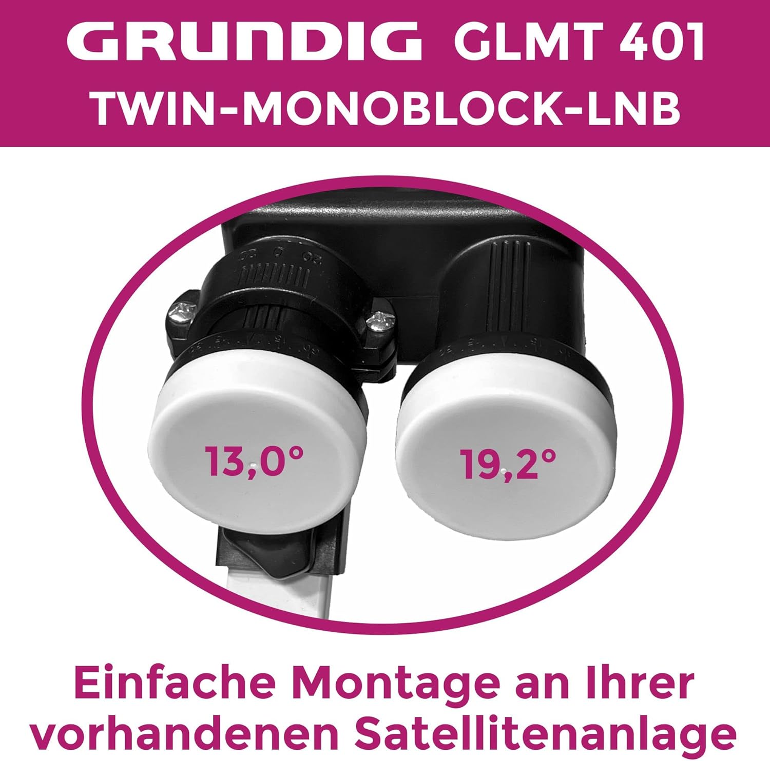 Gss Basic Monoblock Twin LNB Astra Hotbird per 2 Utenti - immagine 7