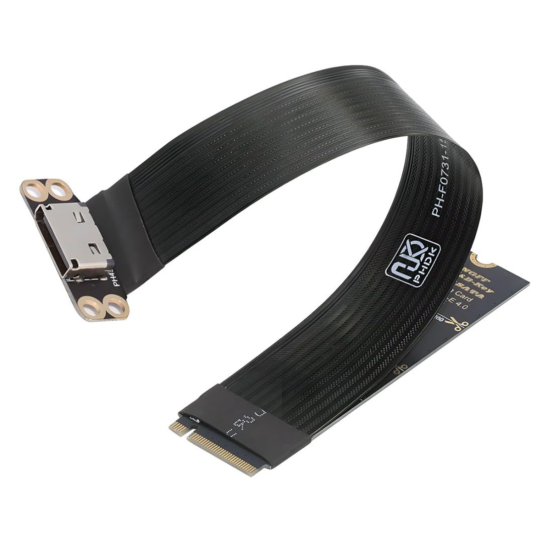 chenyang Oculink SFF-8612 a PCI-E 4.0 NVME M.2 M-Key Host Ribbon Flex ...