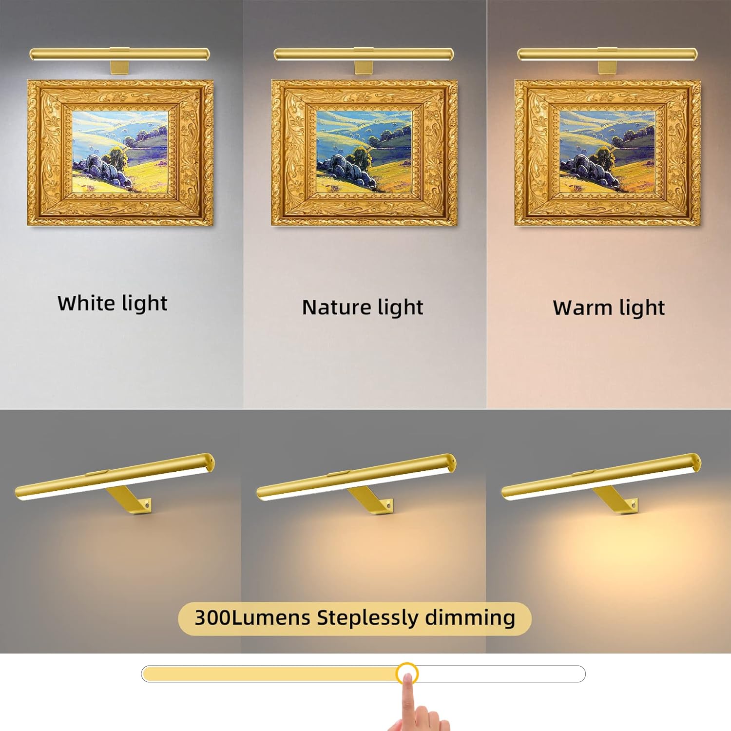 Lampada da Parete Wireless Ricaricabile con Telecomando - immagine 3