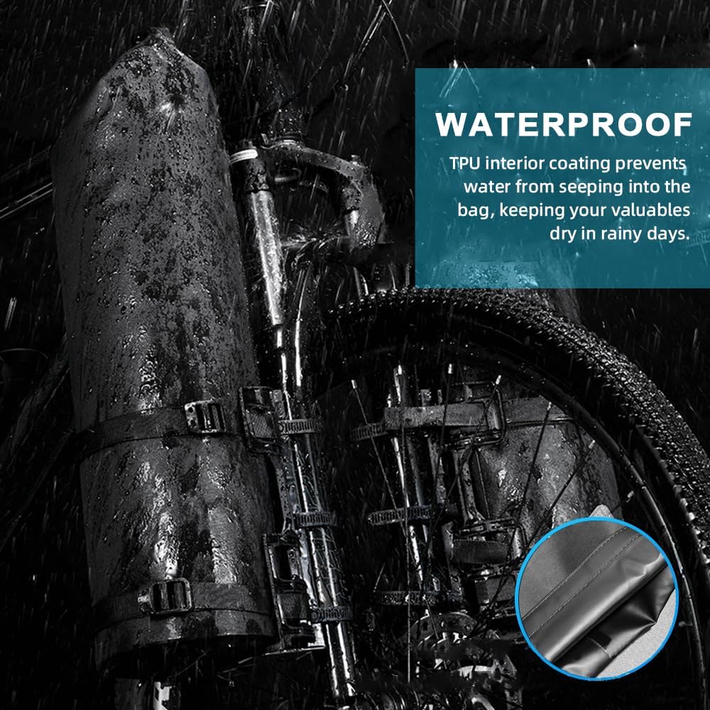 Lixada Borsa per Forcella Bici Impermeabile 3L/7L - immagine 8