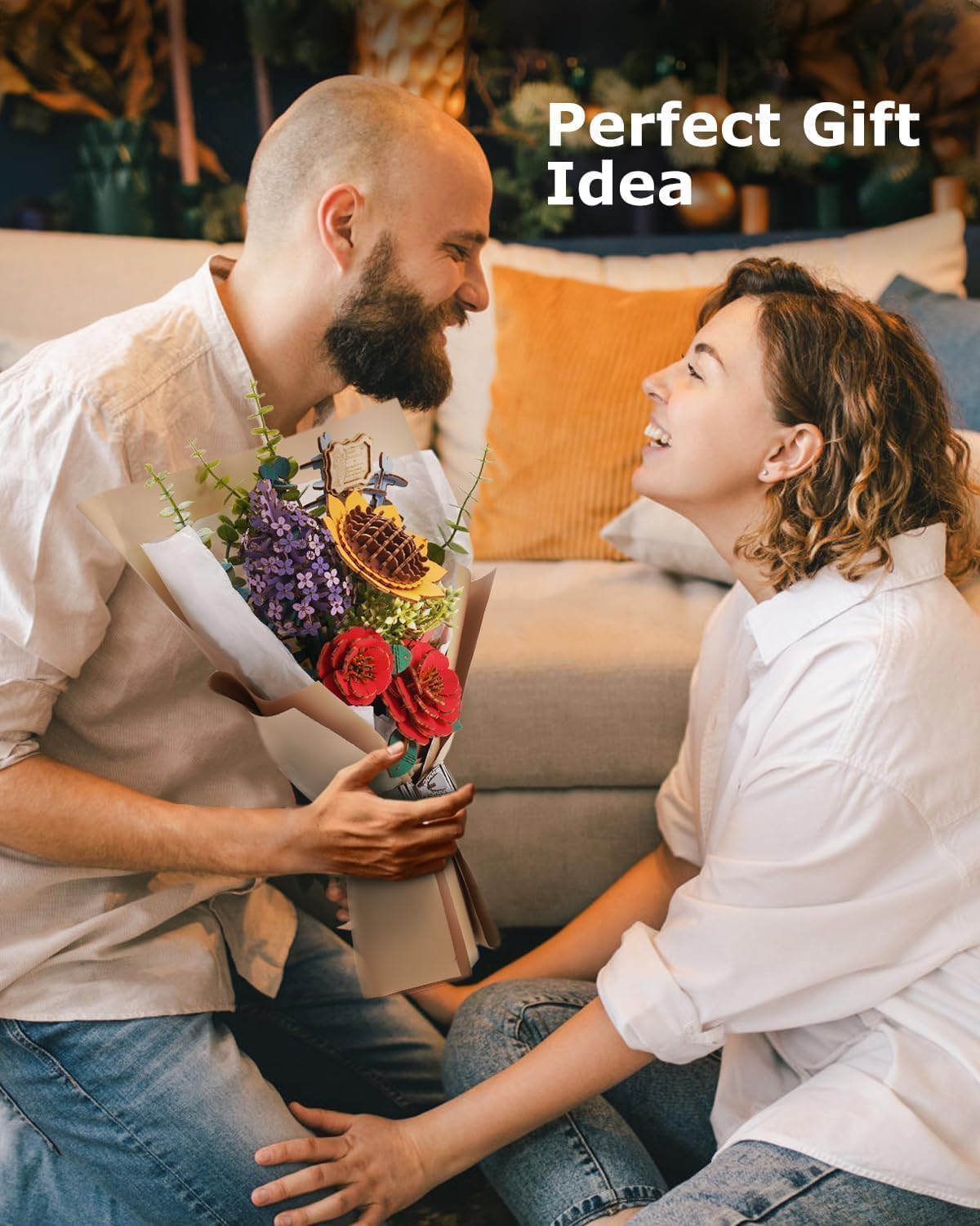 Rowood Puzzle 3D Fai da Te Fiore in Legno - immagine 7