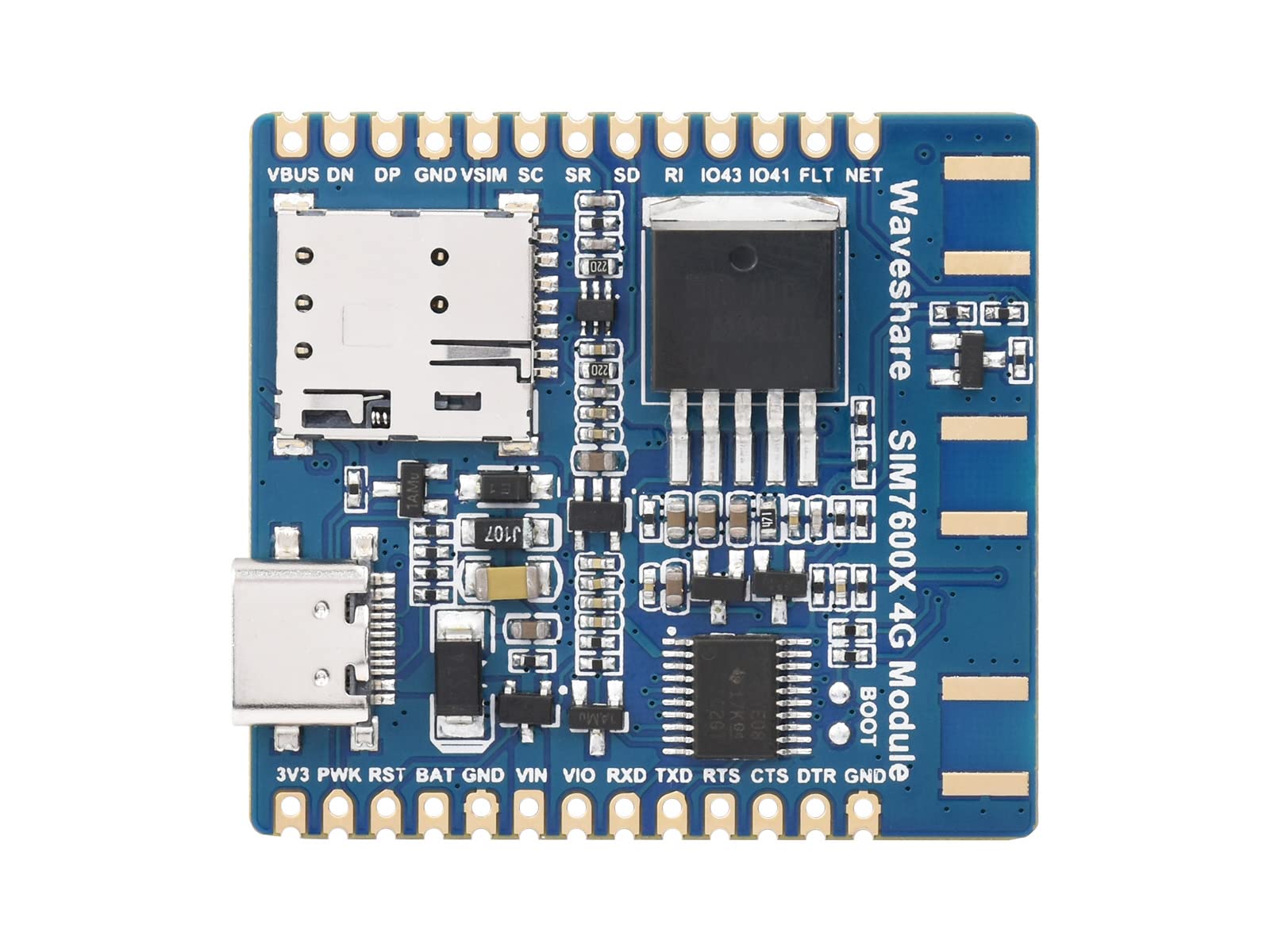 Waveshare SIM7600E-H 4G-Module per Accesso Internet