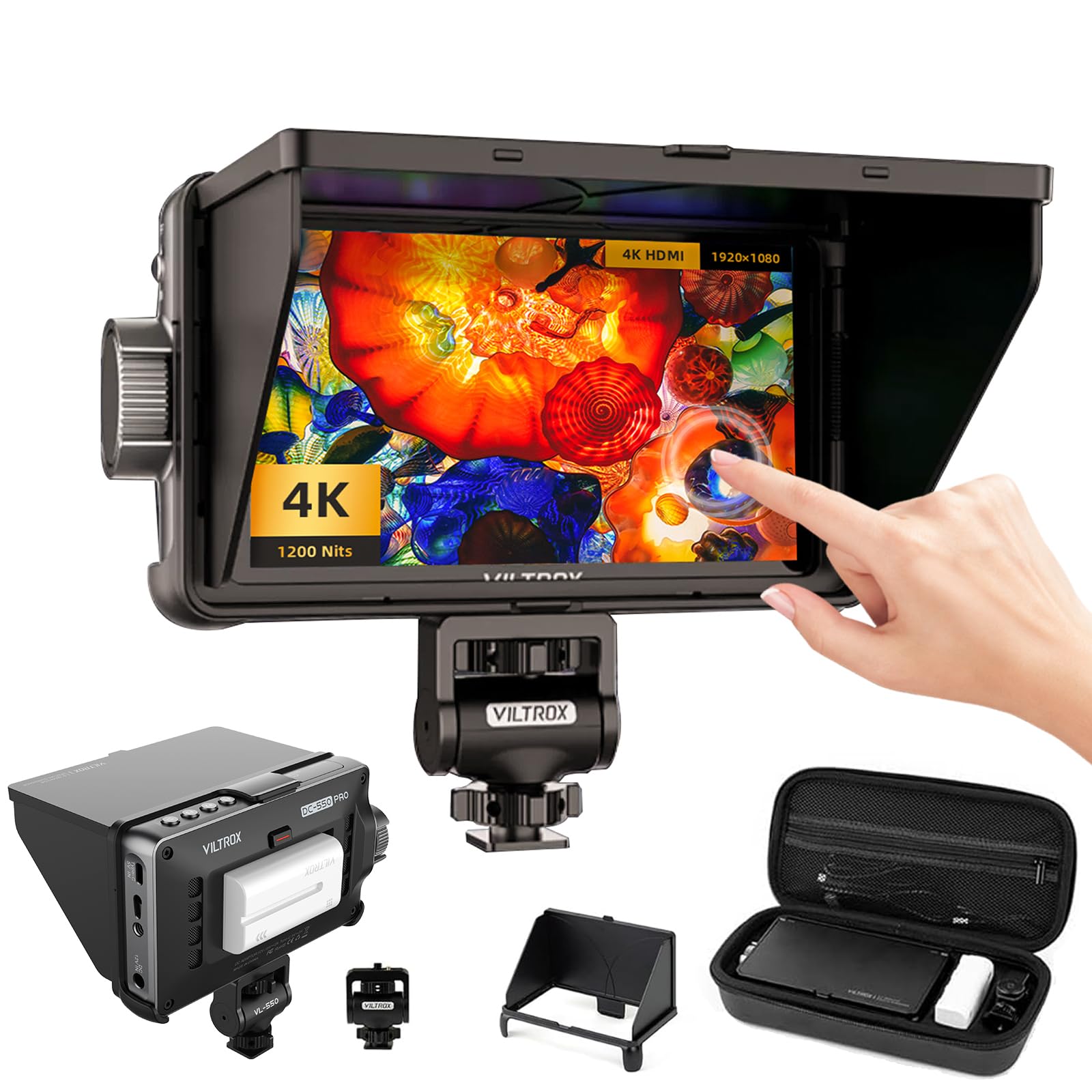 Viltrox DC-550 Pro Monitor DSLR Touchscreen 5,5" 1200Nits