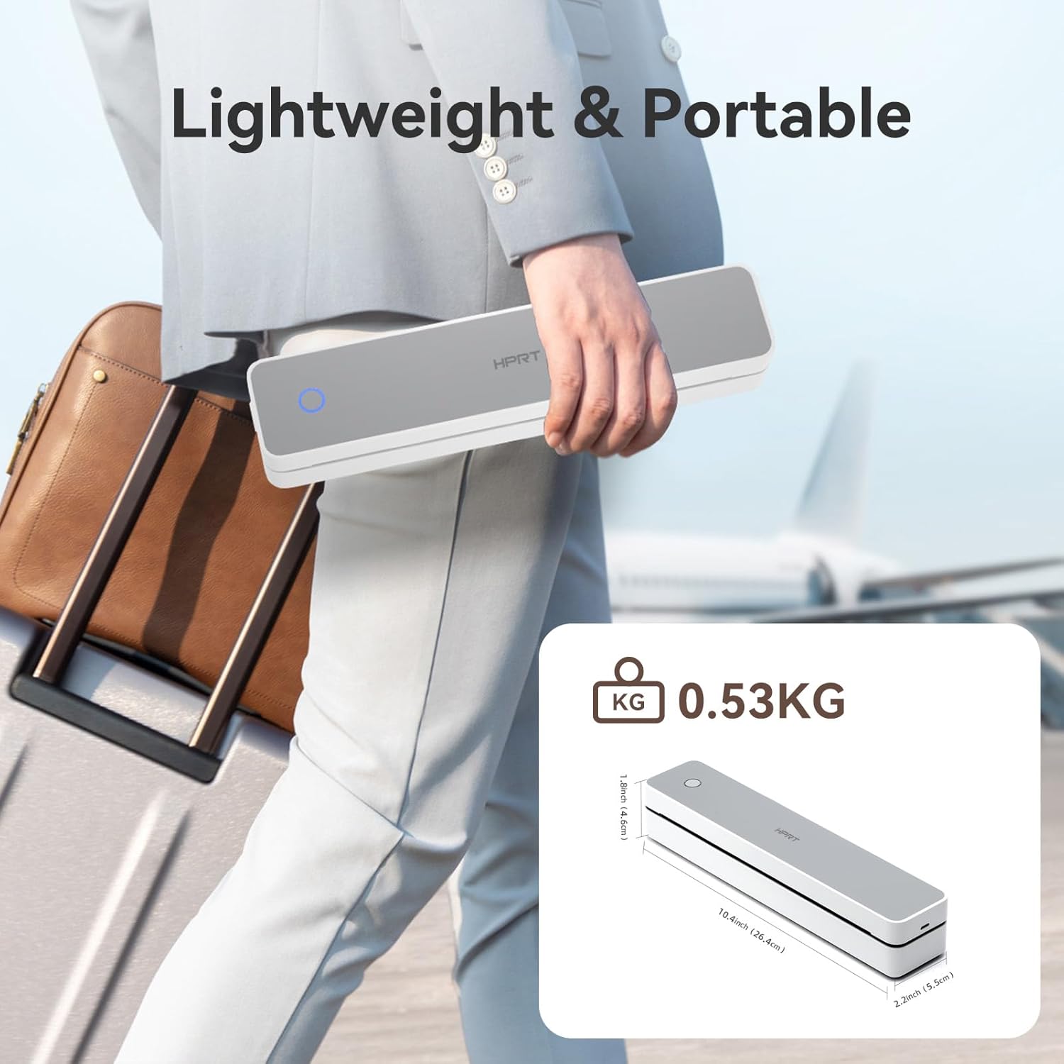 Hprt Stampante Termica Portatile Wireless A4 300 DPI - immagine 2