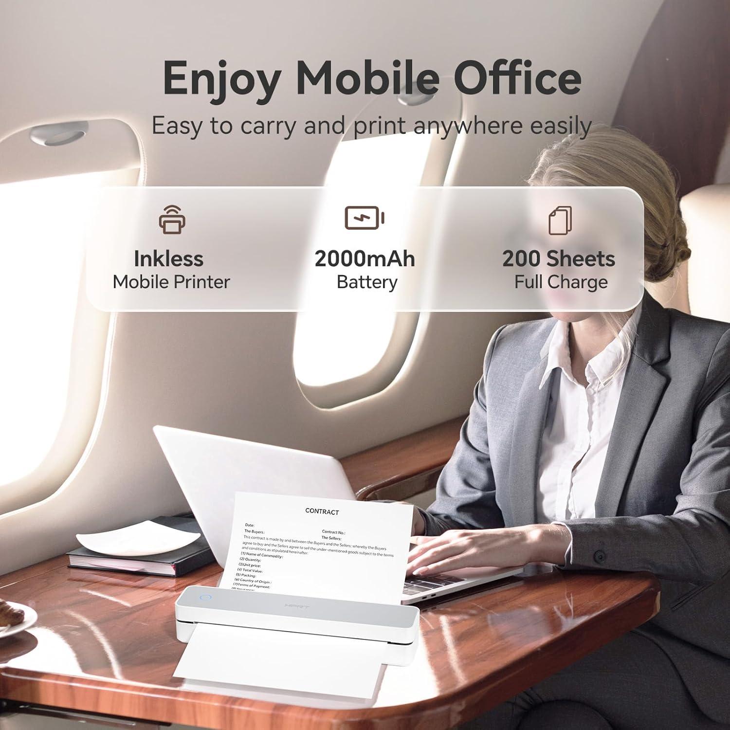 Hprt Stampante Termica Portatile Wireless A4 300 DPI - immagine 5