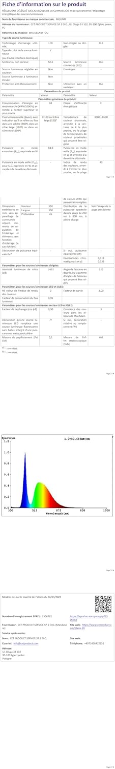 Plafoniera LED Soffitto Dimmerabile 84W 8400lm - immagine 8