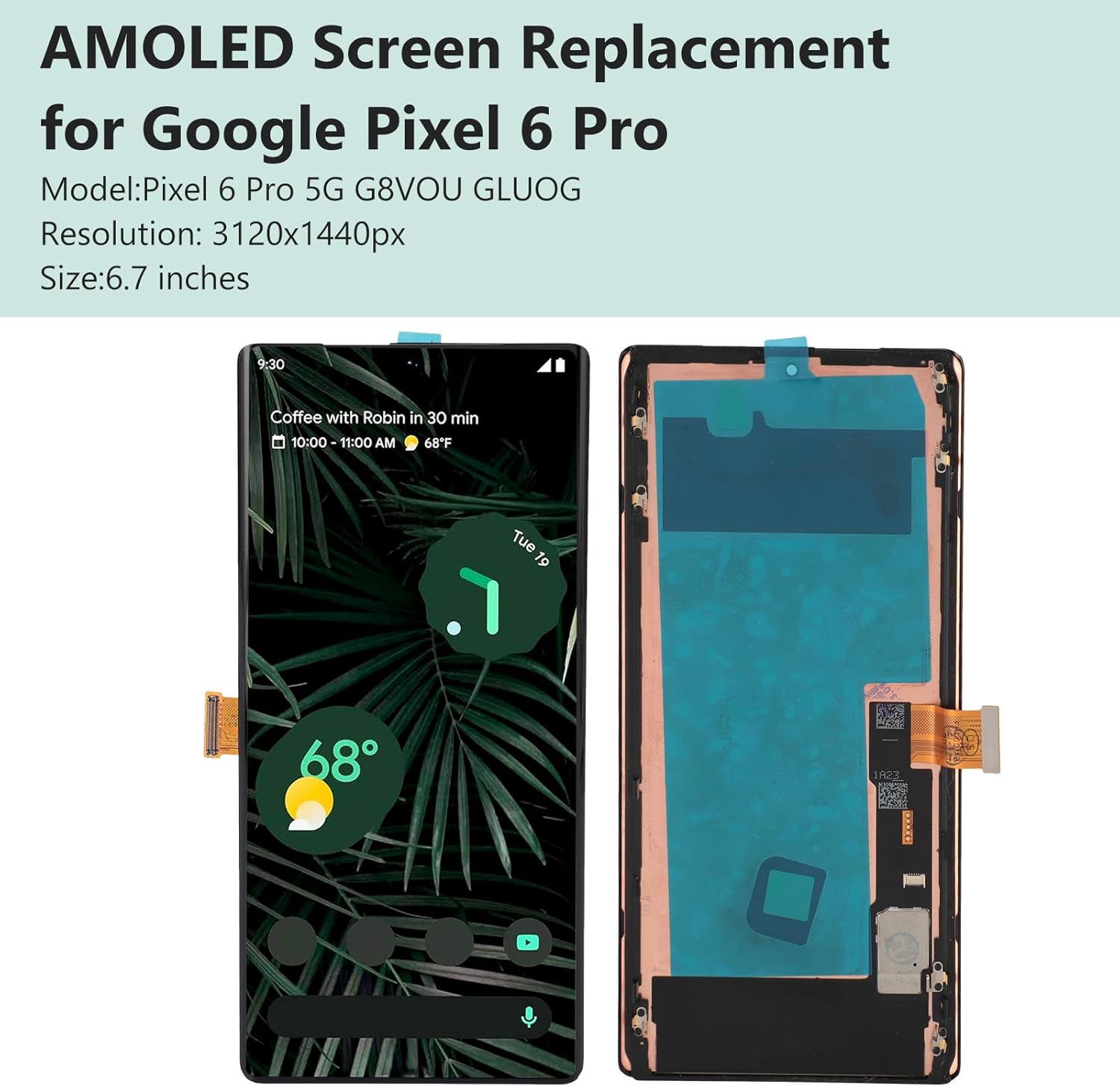 Sostituzione Schermo AMOLED per Pixel 6 PRO 5G - immagine 5