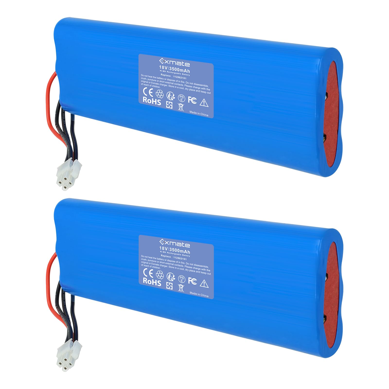Exmate Batterie 18V NiMH 3500mAh (2 pezzi)