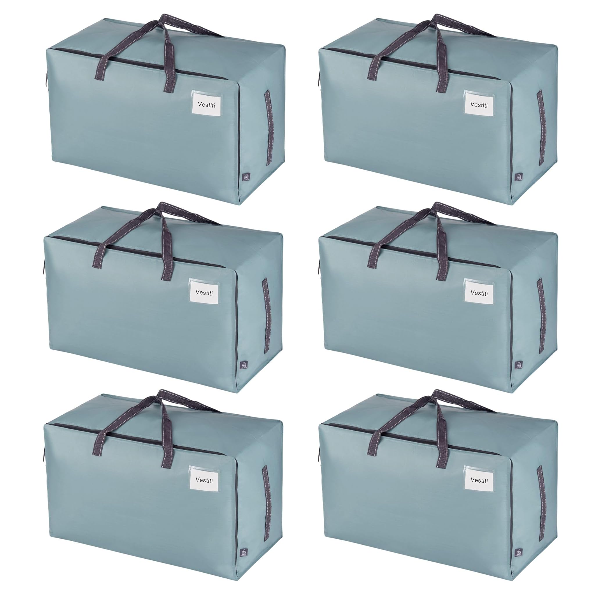 Veno Set 6 Borse Trasloco Grandi 100L, Azzurro