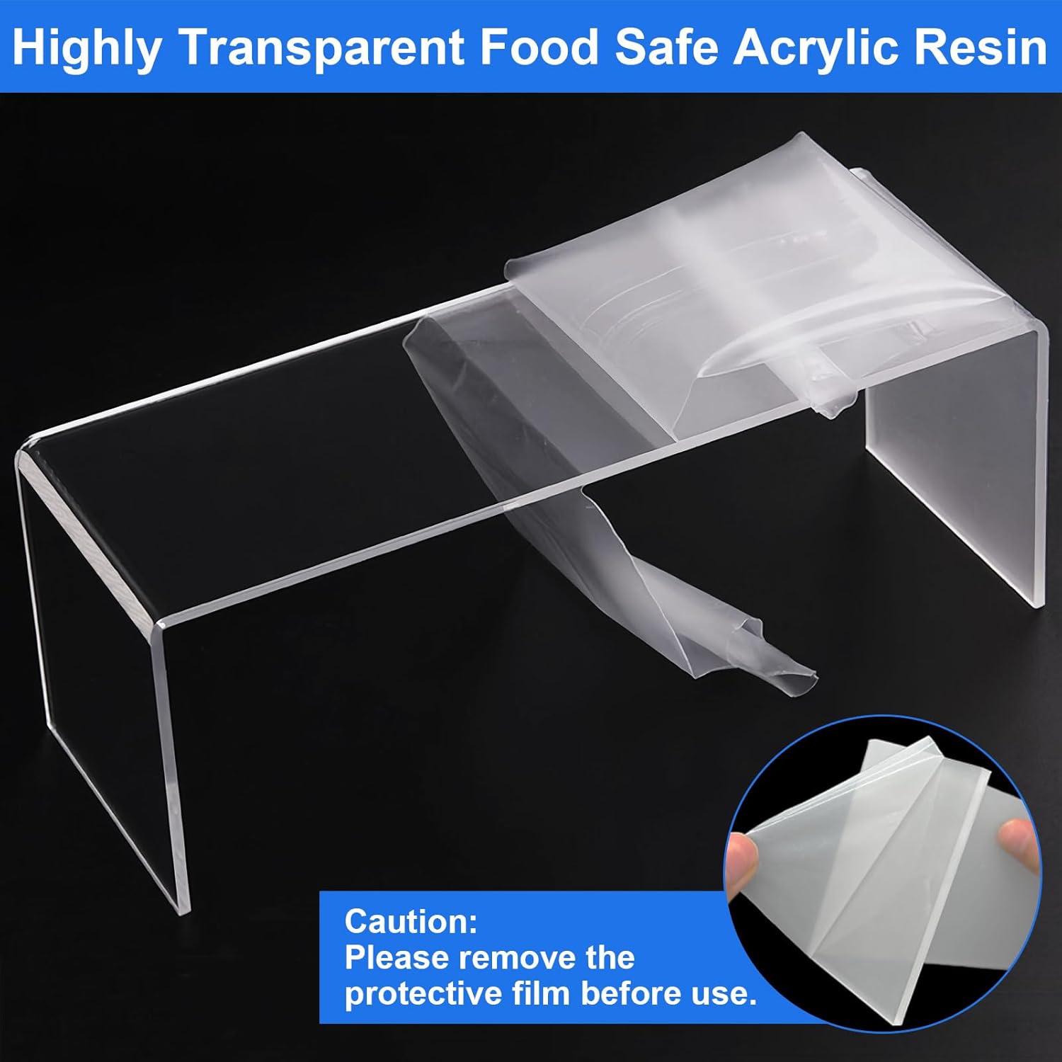 Espositore Acrilico Trasparente 5 Livelli - 5 Pezzi - immagine 4